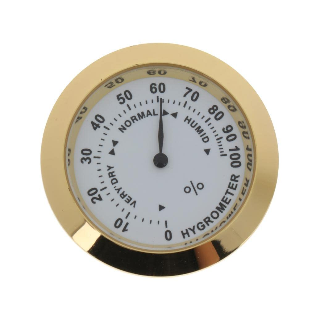 KESOTO Golden Hygrometer Guitar Moisture Monitor for Hotel, Home, Office image number 2