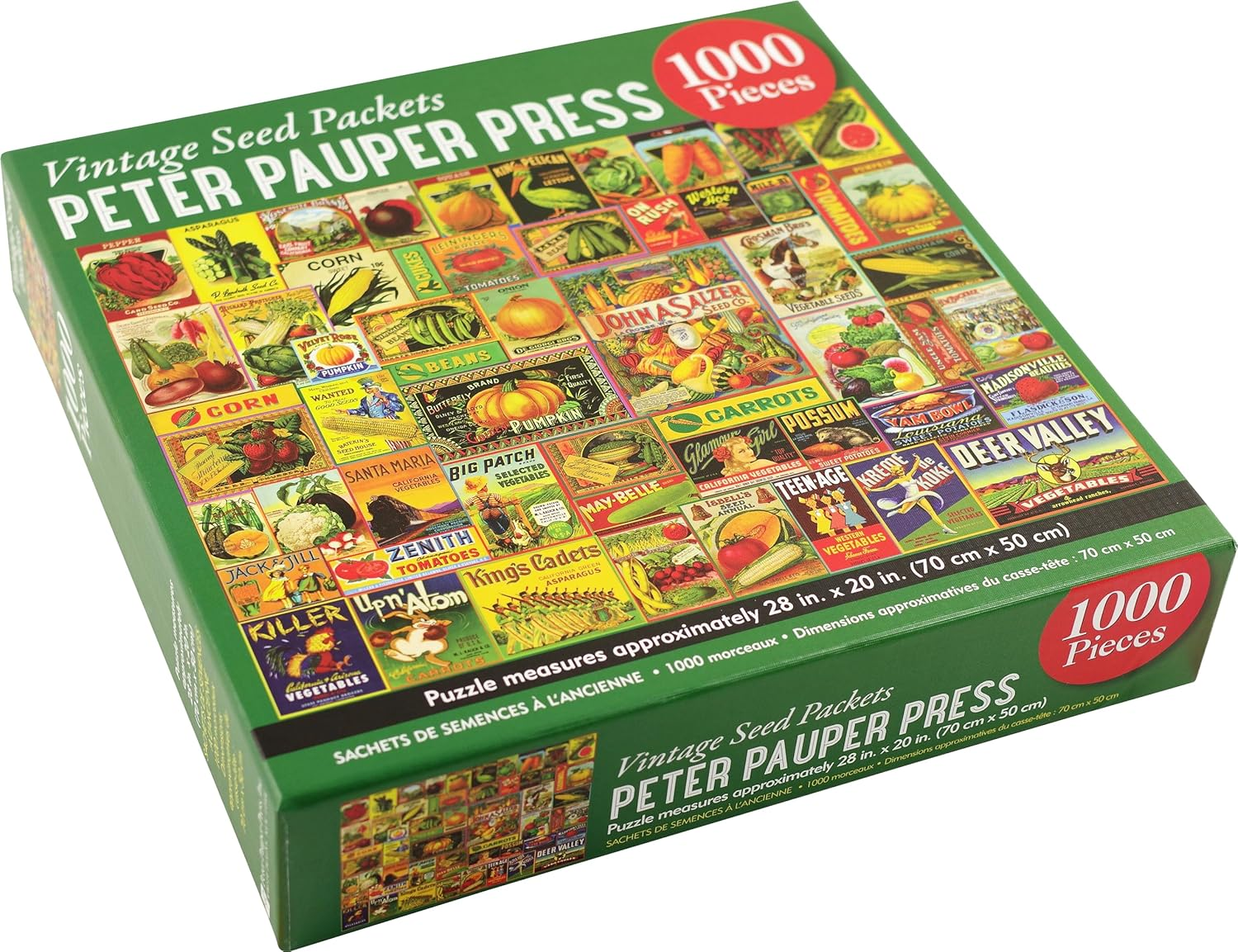 Vintage Seed Packets 1000 Piece Jigsaw Puzzle