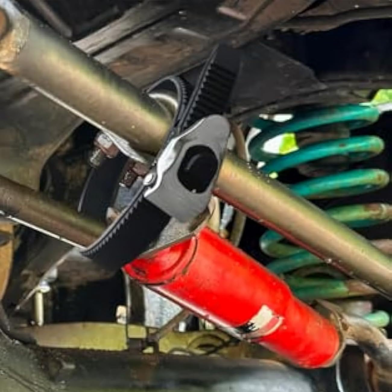 Heavy-Duty Stainless Steel Grip Lock Straps, Reusable Adjustable Locking Belt with Metal Buckle, Strong Ratchet Tie down Straps for Luggage, Cargo, Bikes, and Daily Use (8Psc) - 2Pcs image number 6