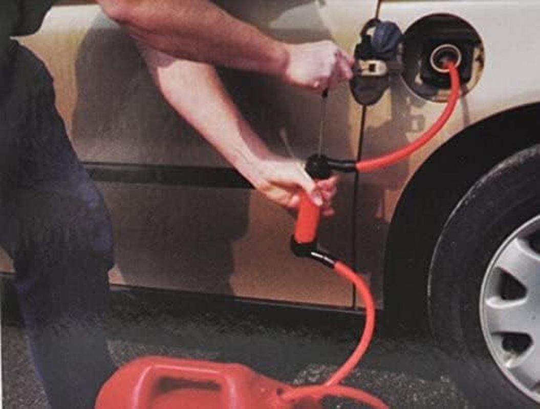 Siphon Hand Pump Manual Liquid Transfer Tool Plastic Tube 5L/Min Flow for Petrol Diesel Oil Water Air Fluid Camping Outdoor Car Boat image number 3