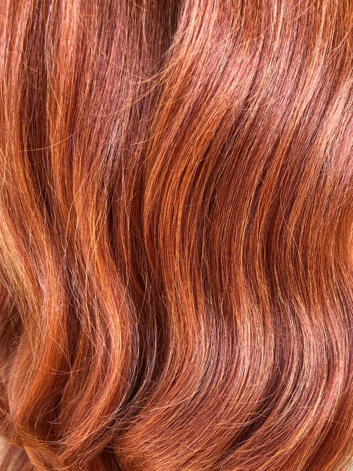 Blackswern Ginger Wig Ginger Orange Body Wave Lace Front Wig, Glueless Lace Wig, Pre-Plucked Pre-Layered Body Wave Wig with Curtain Bangs for Black Women, 24 image number 2