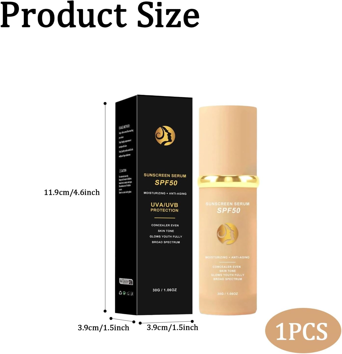 Foundation, 4-In-1 Colour Changing Foundation, Color-Changing Concealer Skin Tint, Korean Makeup, Long-Lasting Perfect Full-Coverage Moisturizing Concealer, Suitable for All Skin Tones of Natural Color image number 1
