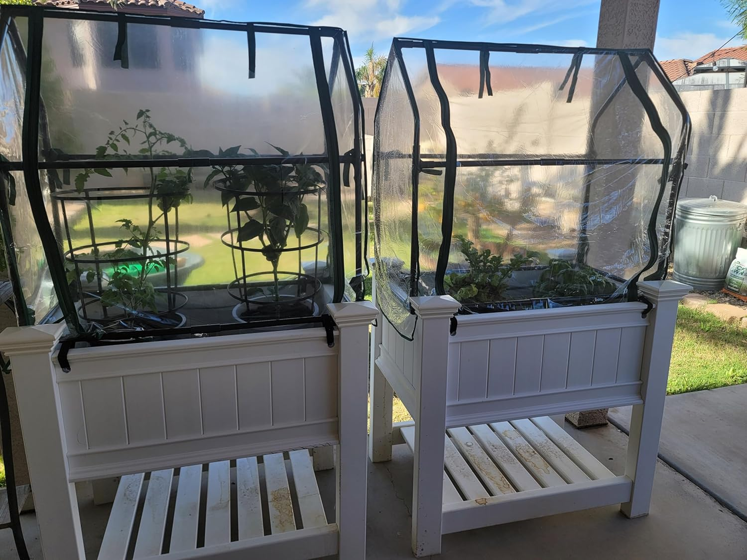 Gardzen Mini Greenhouse Heavy Duty Portable Green House, Clear Tent Indoor or Outdoor for Plants 36.2~''(L) X18.8~''(W) X33.3~''(H) GGH-R1 image number 6