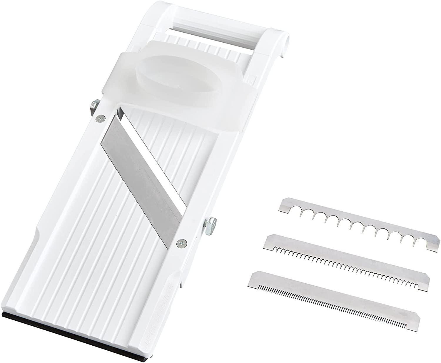 Benriner BN95 Professional Series Vegetable Slicer, 95Mm, White, 95W