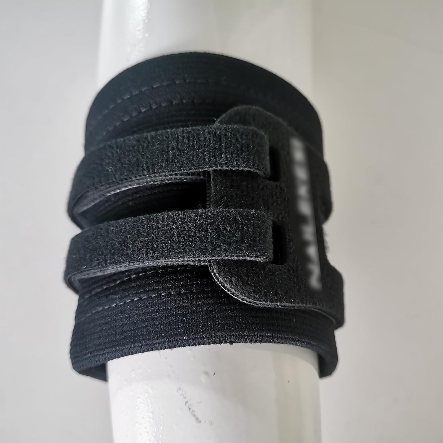 Adjustable Wrist Support Brace, Compression Strap for Sports and Fitness, Black, 2-Pack (L) image number 3