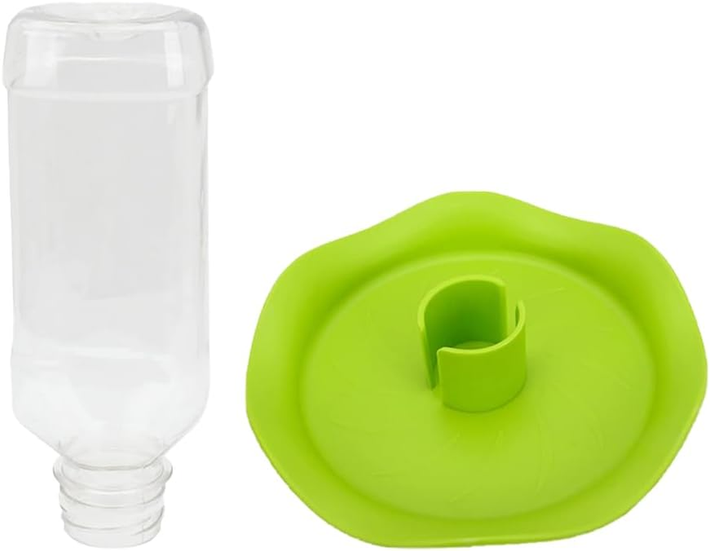 NUZAMAS Automatic Reptile Feeder Tortoises Dispenser with Bottle Reptile Water Dispenser Water Bowl Feeding Dish Feeding Accessories for Lizards Green image number 1