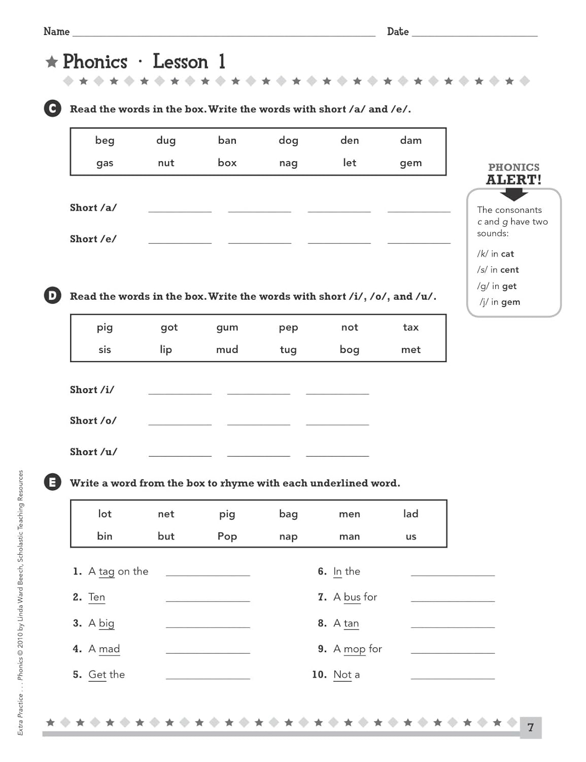 Phonics, Grades 3-6 image number 5