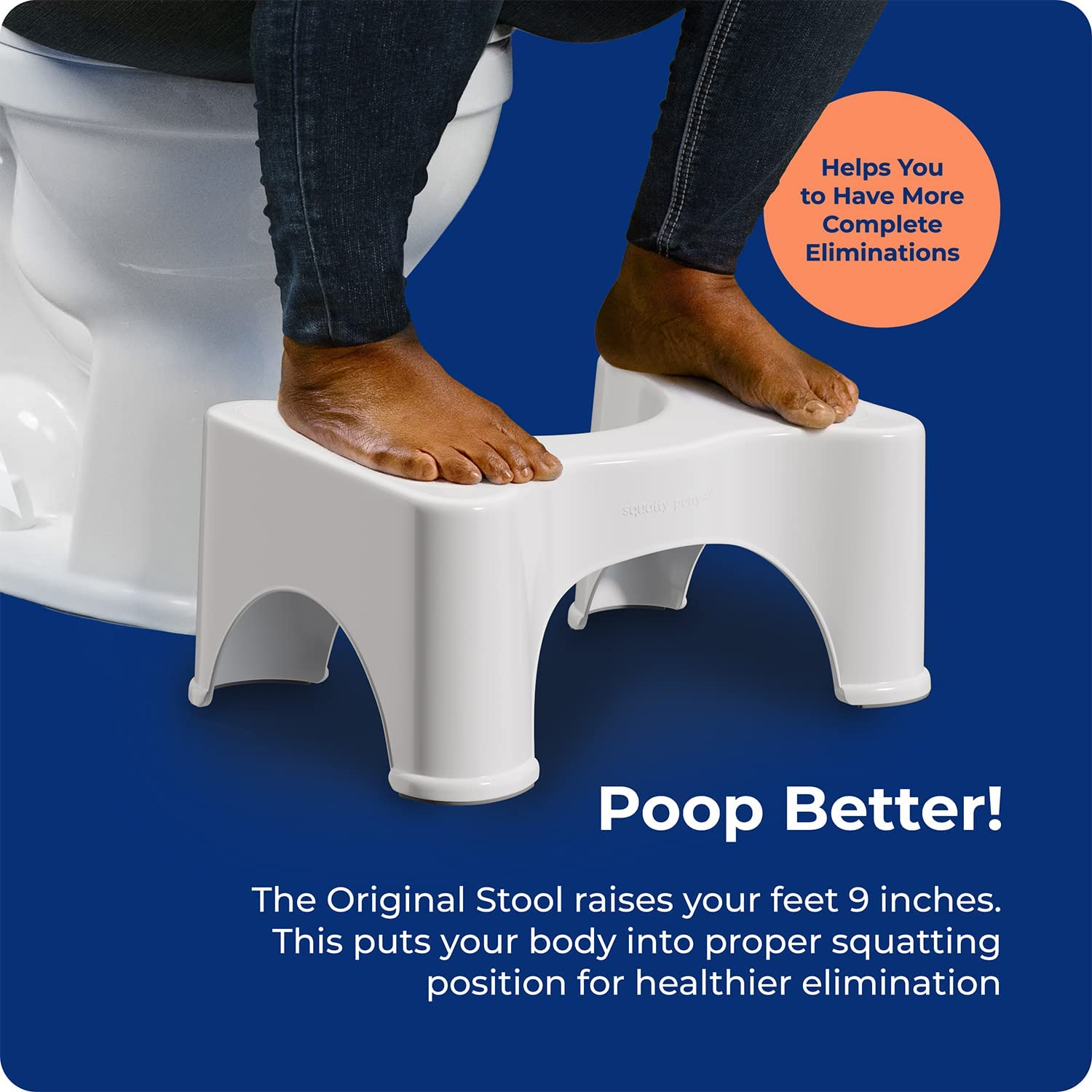 Squatty Potty Original Toilet Stool 9", 1.25 Kg image number 6