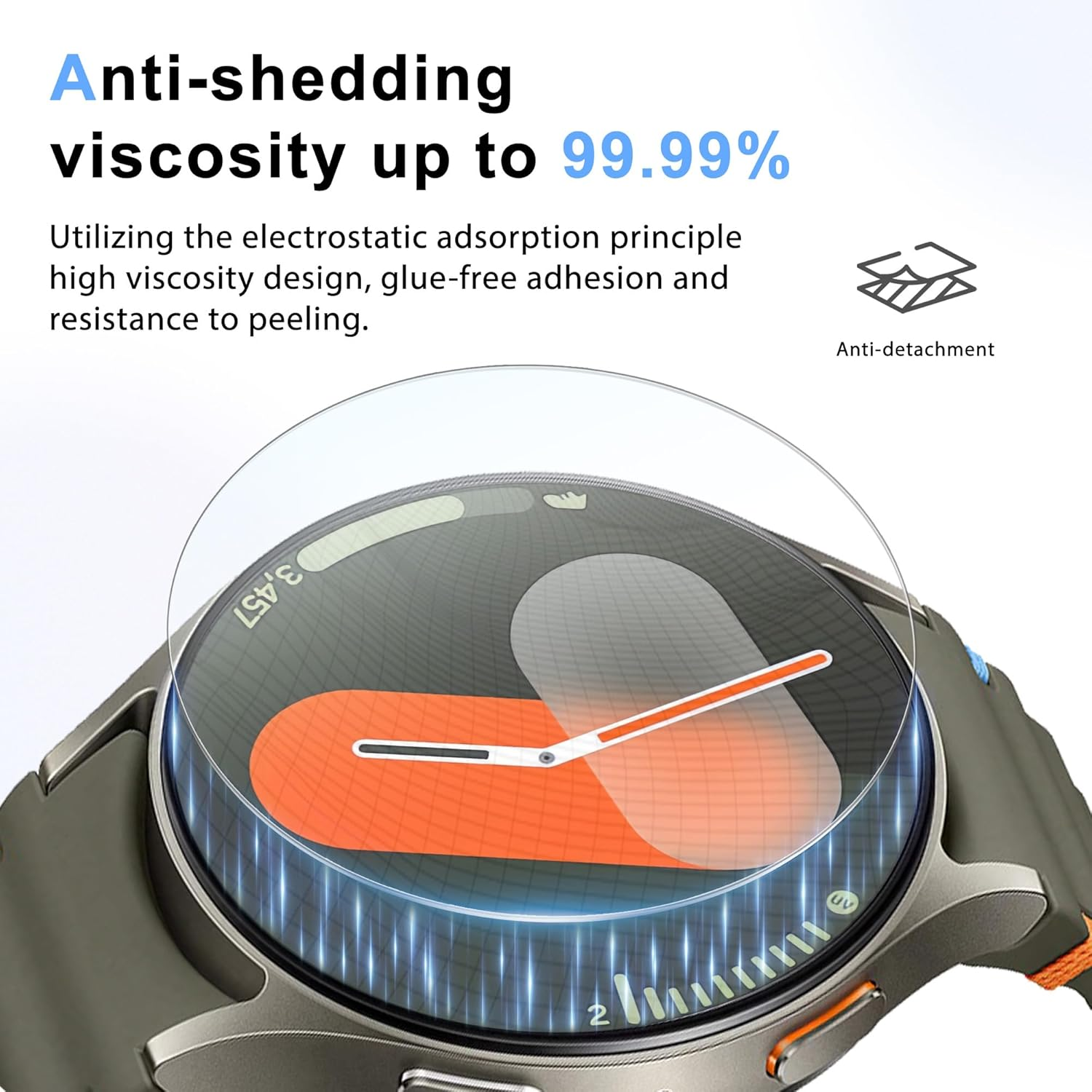 VASG [5 Pack] Hard PC Case Compatible with Apple Watch Series 6 / SE / Series 5 / Series 4 40Mm with Built in 9H Tempered Glass Screen Protector, Touch-Sensitive Ultra-Thin All-Around Full Cover Bumper Compatible with Iwatch 40Mm