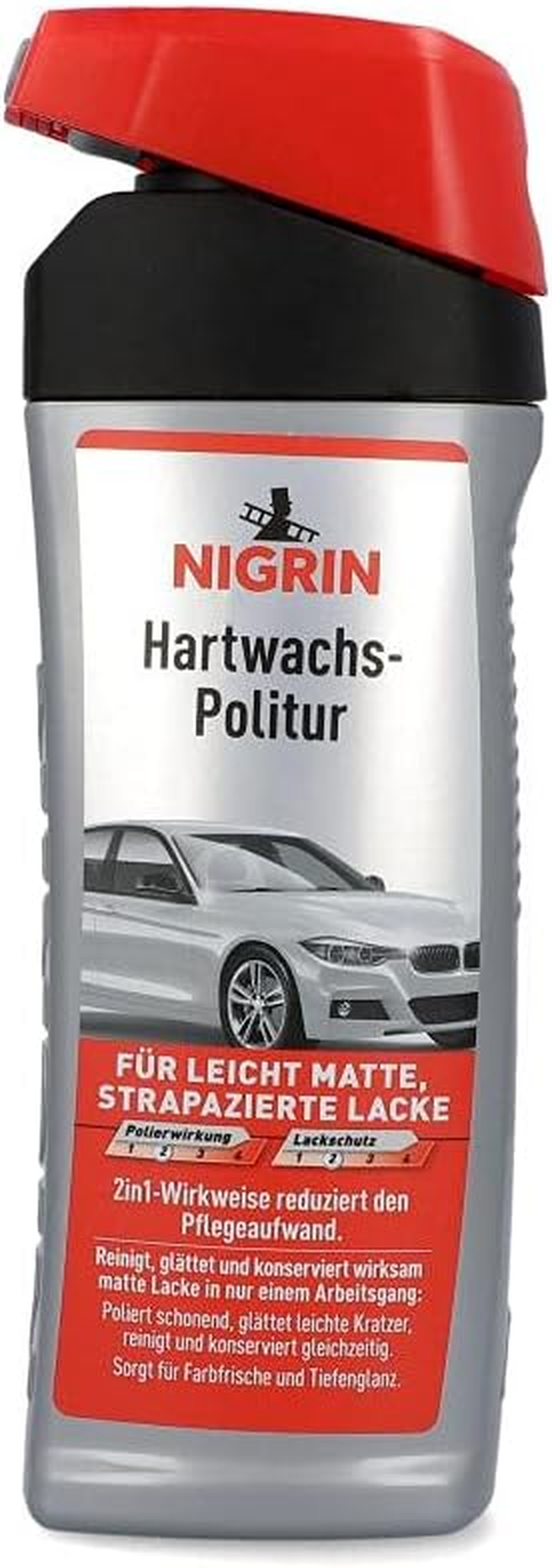 NIGRIN Hard Wax Polish, Gentle Polish, Cleans Deep Pores, Refreshes Colours, 500 Ml image number 3