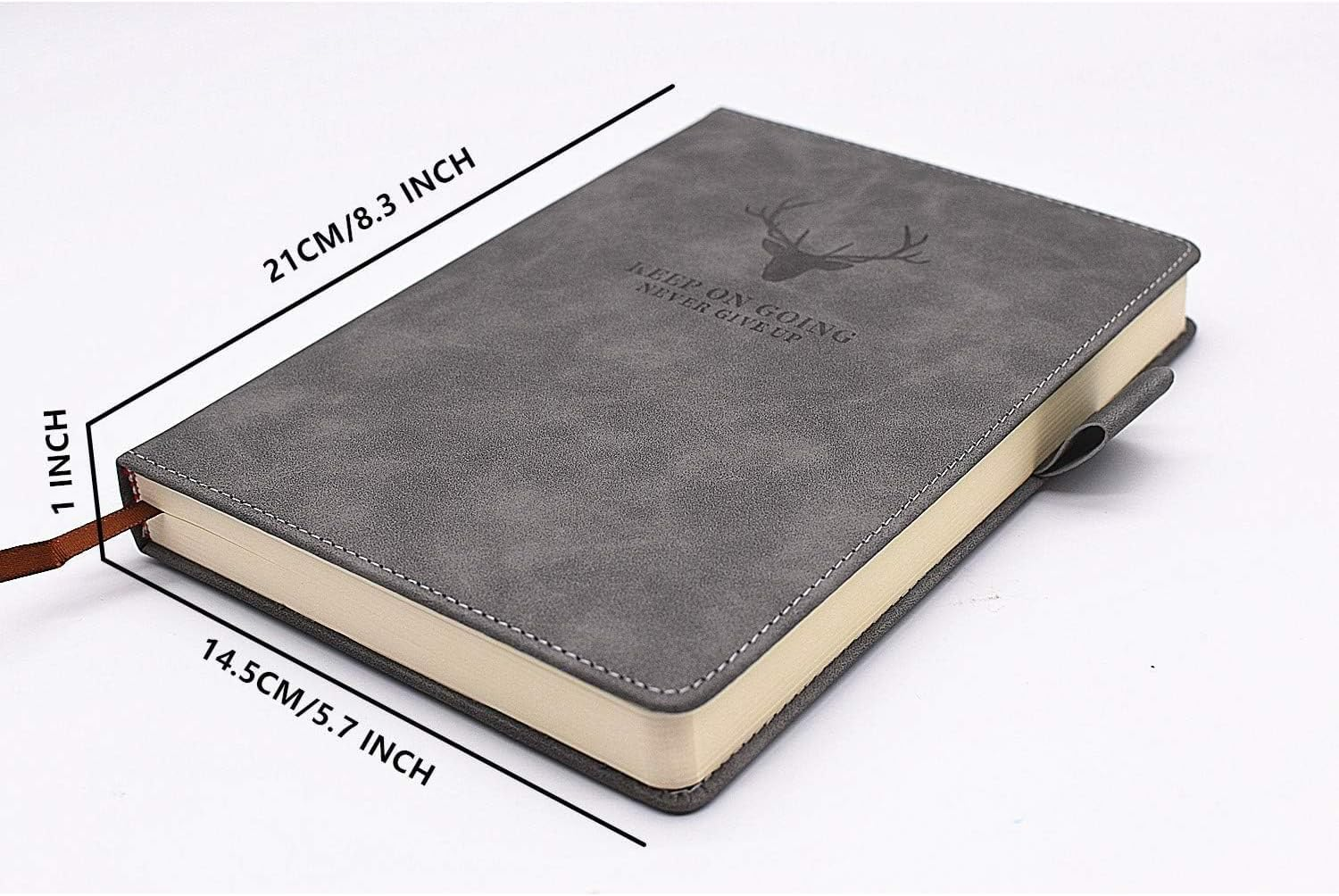 Mumoo Bear A5 Ruled Notebook Journal 360 Page with Pen Loop, Hardcover Writing Notebooks, Perfect for Office Home School Business Writing and Composition image number 2