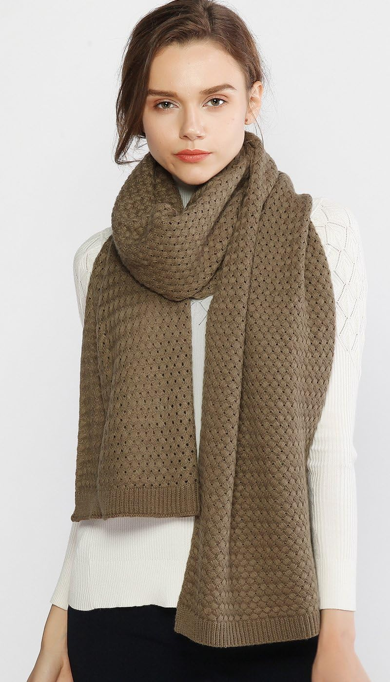 RIIQIICHY Womens Winter Scarfs Cold Weather Chunky Knit Scarf Warm Thick Scarf Long Large Oversized Scarves image number 1