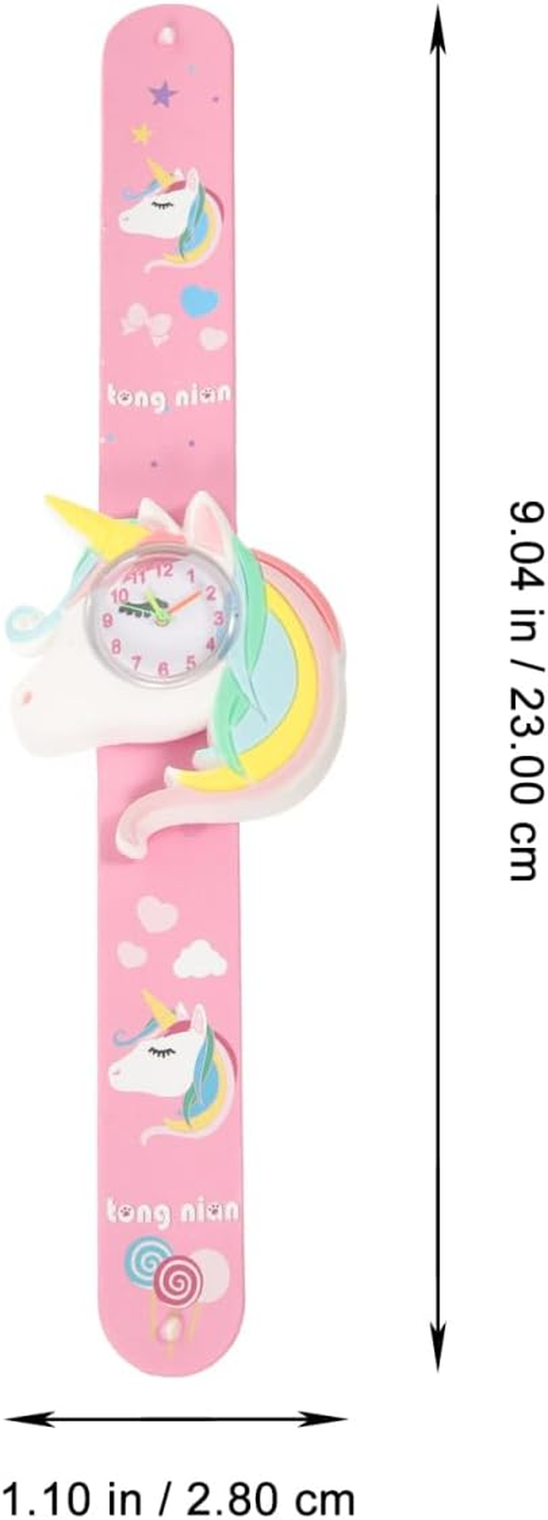 Unicorn Silicone Jewelry Set for Girls Including Bracelet Necklace and Earrings Assorted Color Soft Comfortable Accessories Present Box image number 6