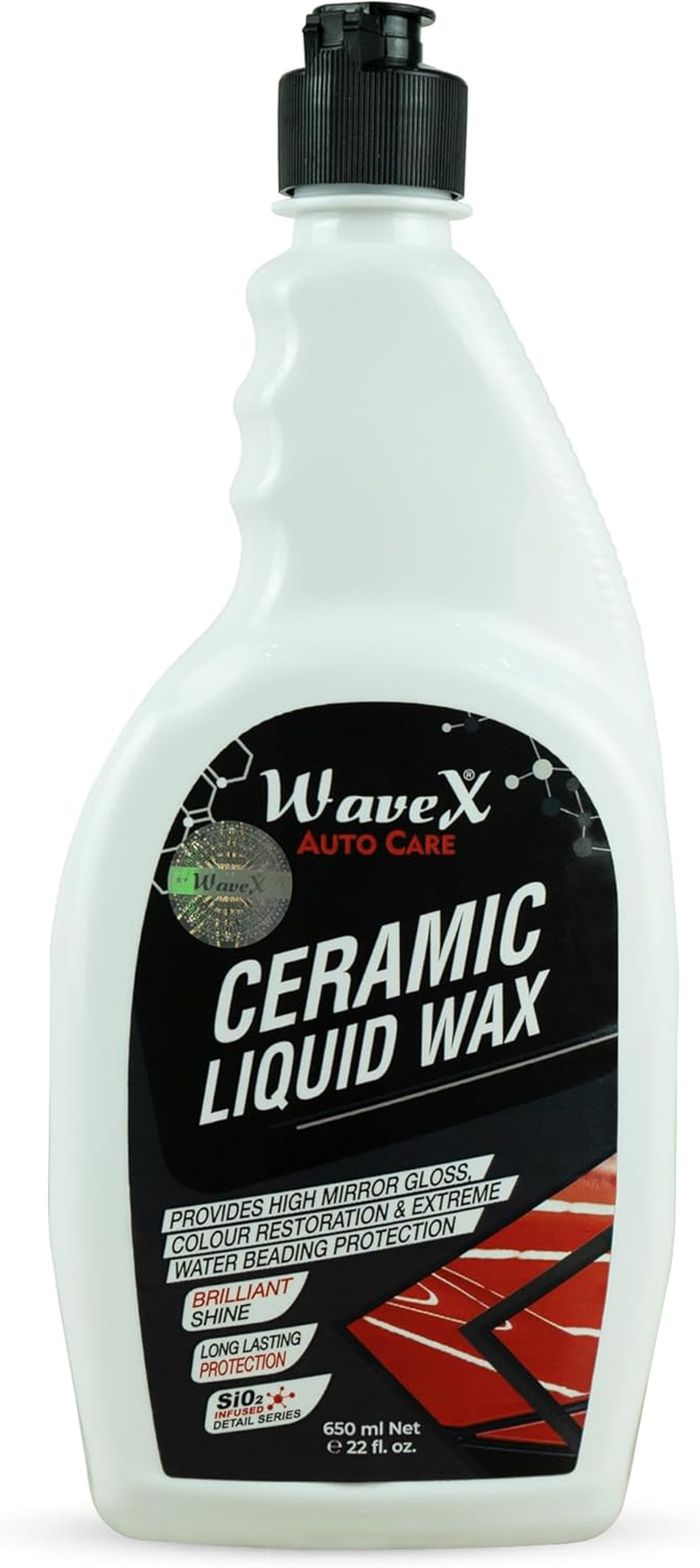 Wavex Sio2 Ceramic Liquid Wax for Cars and Bikes 650 Ml | Gives Deep Gloss and Ultimate Hydrophobic Protection image number 3