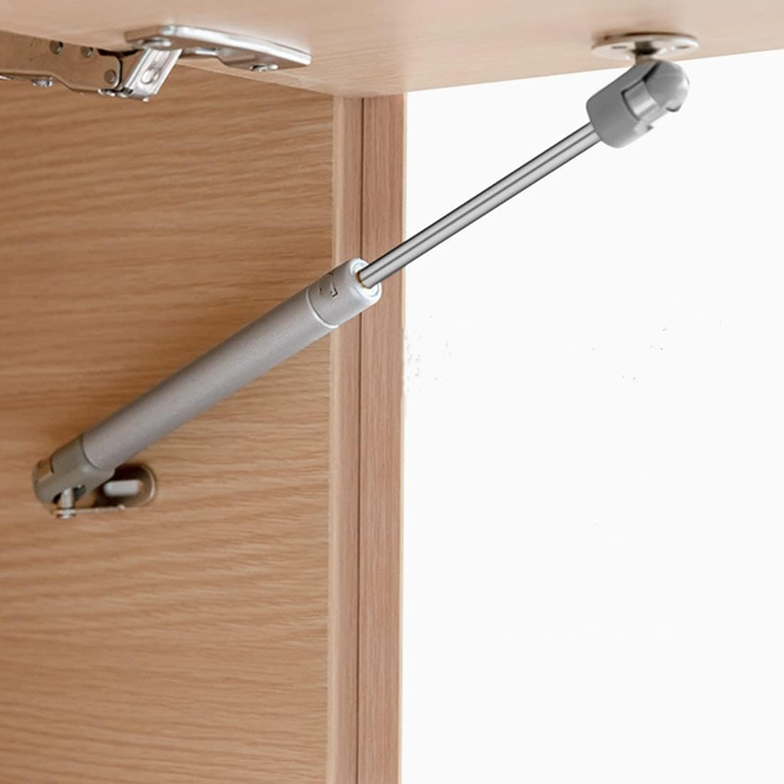 QLXHBOT Gas Strut 30N/6.6Lb 10 Inch Gas Struts Lift Supports Gas Spring Lid Support Gas Props/Shocks,Silver 2 Pcs image number 3