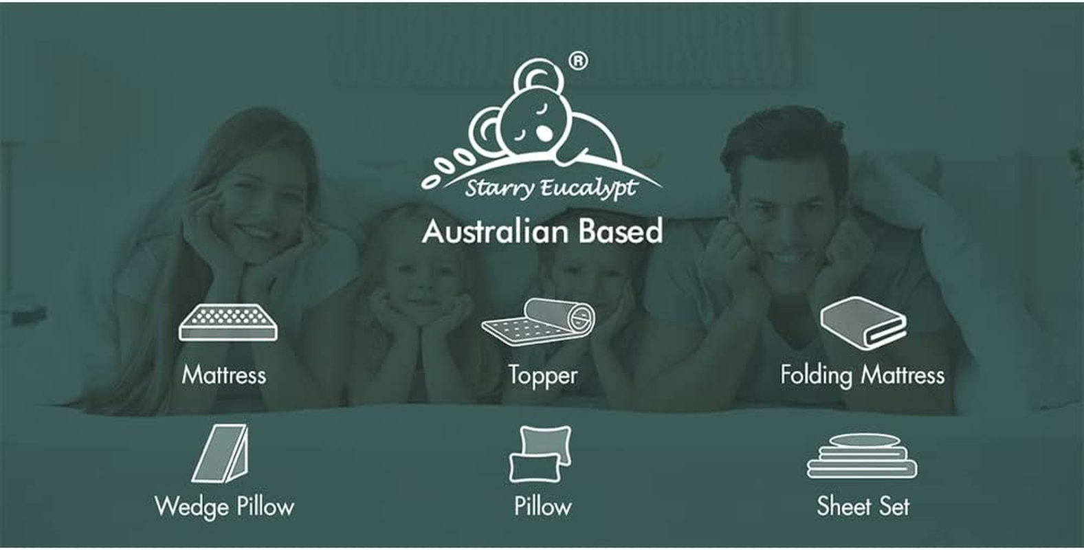 STARRY EUCALYPT Queen Size Memory Foam Mattress Topper with Cool Gel Infused, 60D Foam 5Cm Thick Bed Topper with Bamboo Fabric Cover Beddings, Highly Breathable Bedding Floor Mat Pad image number 3