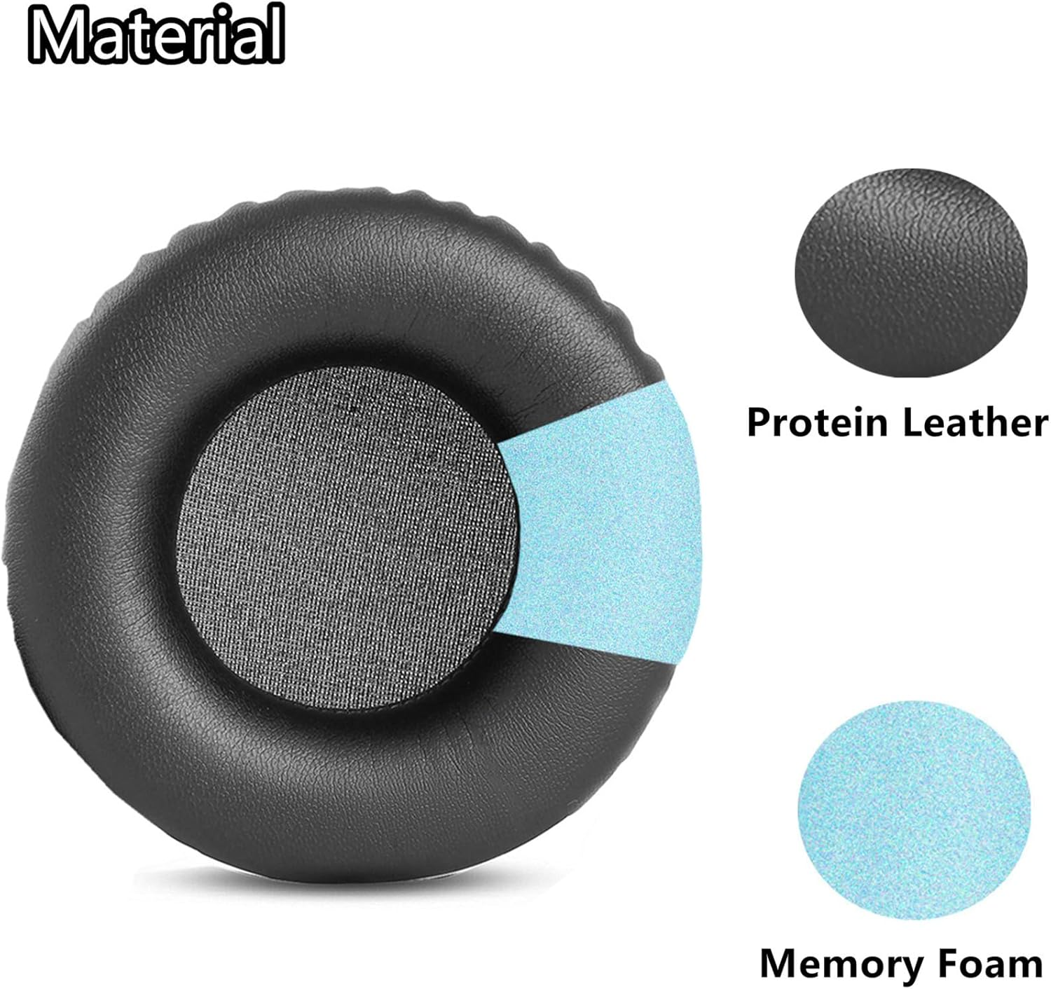 YDYBZB Earpads Cushion Ear Pads Replacement Pillow for Creative Sound Blaster Jam Headphone image number 5