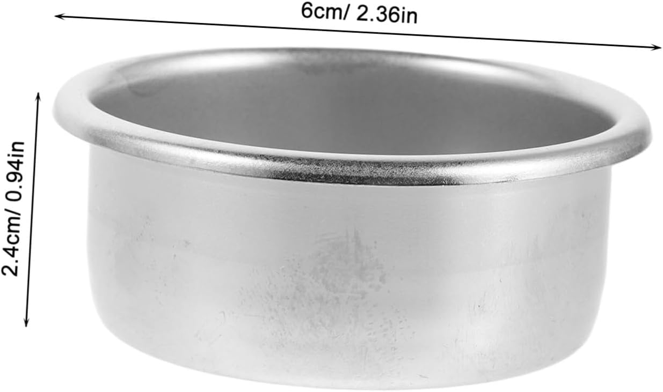 LABRIMP 2Pcs Stainless Steel Espresso Filter Basket Fine Mesh Coffee Filter Cups for Efficient Extraction Quick Aroma Release Reusable Replacement for Coffee Makers and Tea Machines