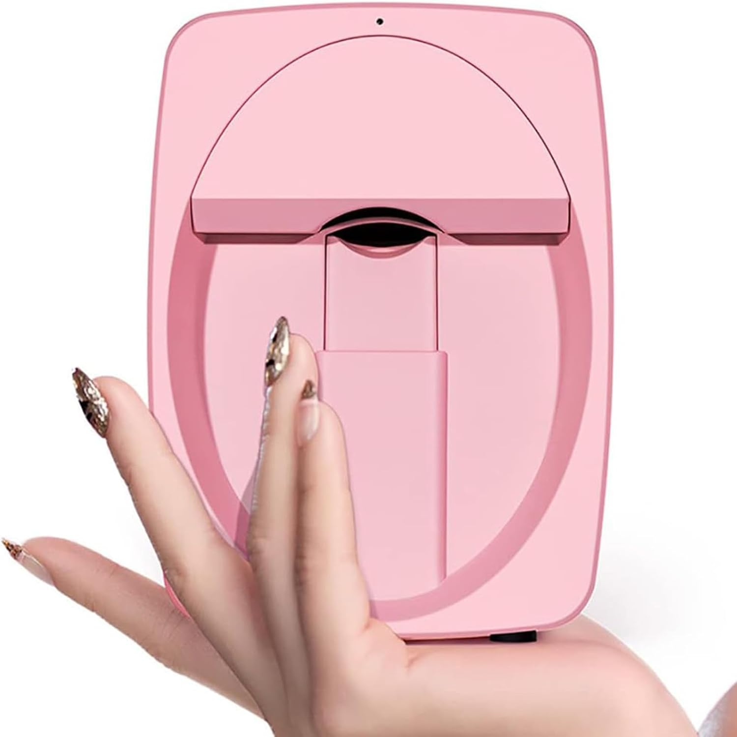 Multifunction Portable Color Nail Art Printers Machine,Transfer Picture -Wifi Wireless Easy All-Intelligent 3D Nail Printers over 800 Pictu,Pink