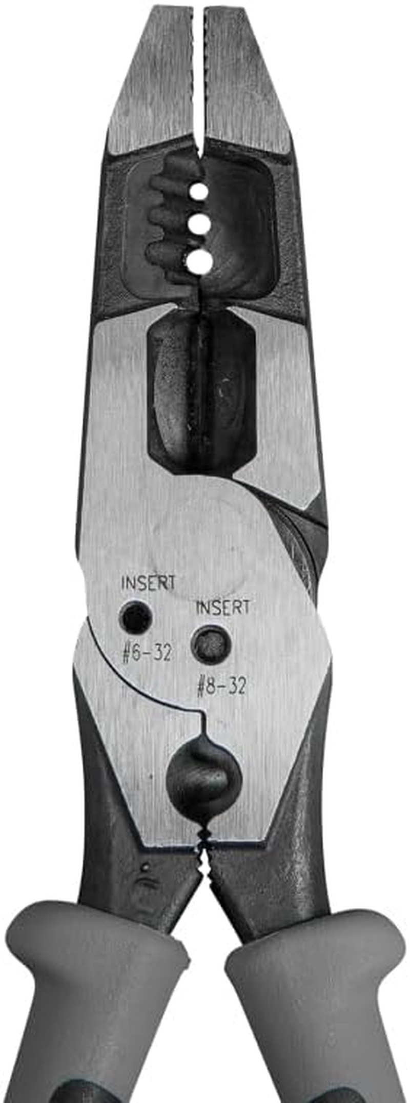 Klein Tools A-J215-8CR Hybrid Pliers, Professional Pliers with Crimp and Wire Stripper, 20.9 Cm, Gray/Black image number 2