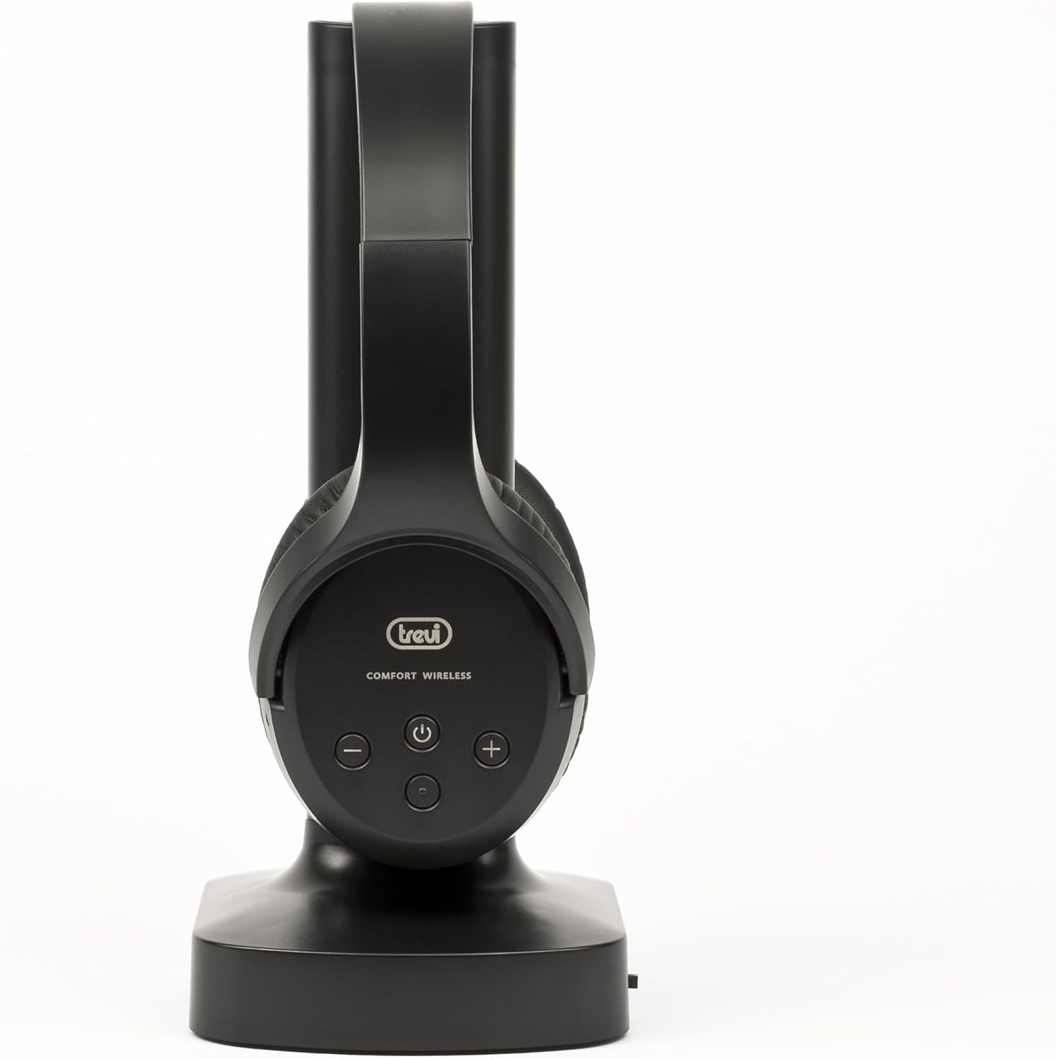 Trevi FRS 1480 R Stereo Headphones for TV Wireless RF Receiver Wireless Charging Station Digital Optical 3.5Mm Jack RCA Adjustable Headband Auto Shut-Off image number 2