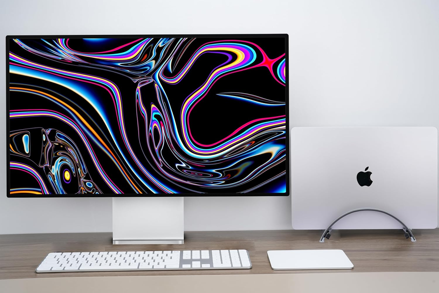 ARC Adjustable Vertical Laptop Stand - 6061 Aluminum, CNC Precision, Anodized Finish, Fits All Laptops Including 17-Inch, Ventilated Design, Anti-Slip Silicone Pads image number 4