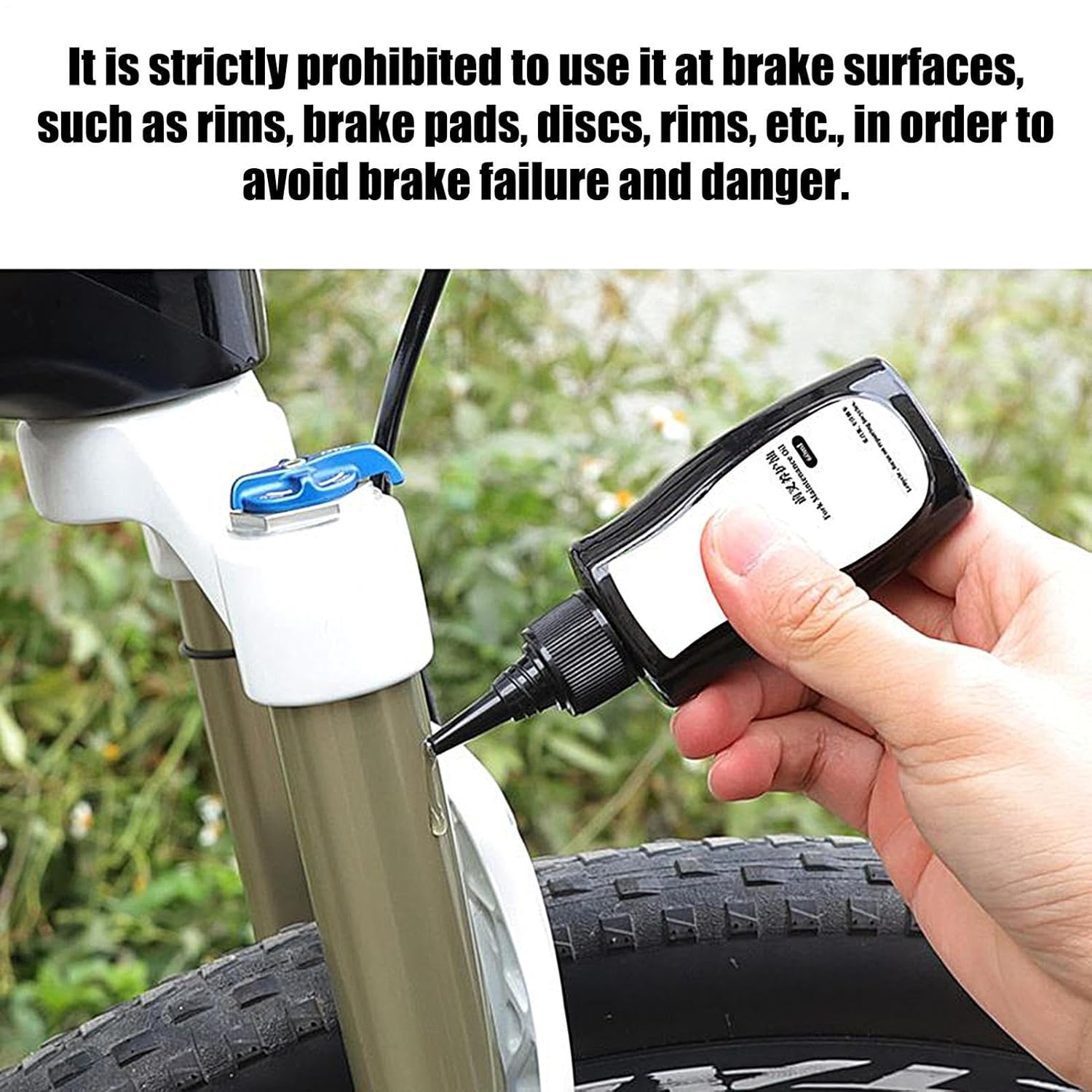 Fork Lube Mountain Bike,Rust Dirt Lubricant Fork Lube Oil - Suspension Enhancement Supplies Long Lasting Lubrication for Beginners Enthusiasts Professionals image number 2