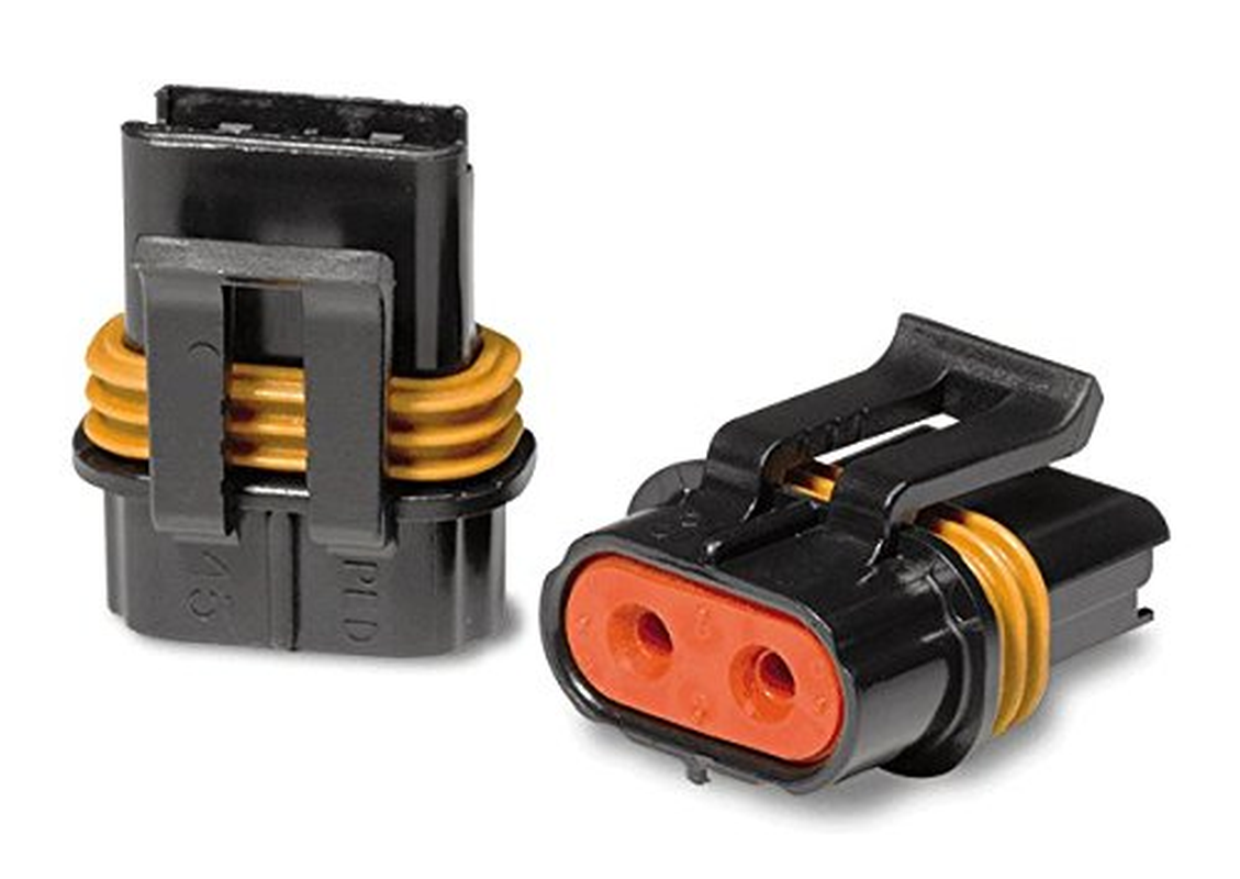 2 Pin Metri-Pack Waterproof Connector 10-12Awg Terminals and Seals 46Amp (10-12 GA (1Set)) image number 2