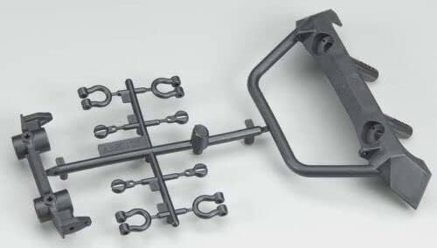 AX80125 Axial Racing RC Poison Spyder JK Brawler Lite Front Bumper Set Fits: AXIAL SCX10 II New 1/10 Scale Rock Cralwer Truck 4X4 6X6 Cars