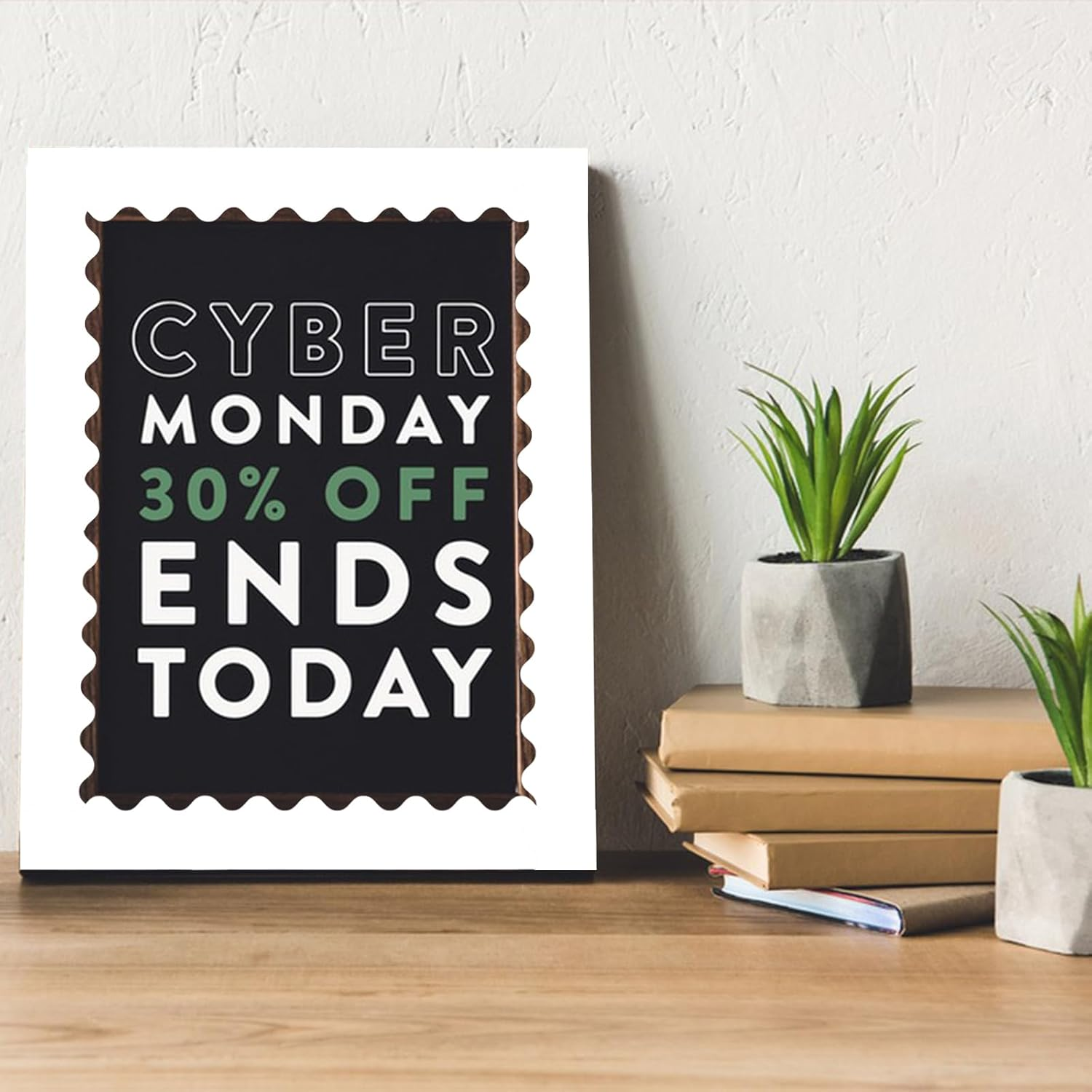 65Feet Scalloped Bulletin Board Borders with Wavy Line Design for School Classroom Offices Doors Decoration Strips (White) - Tibetan Blue image number 5