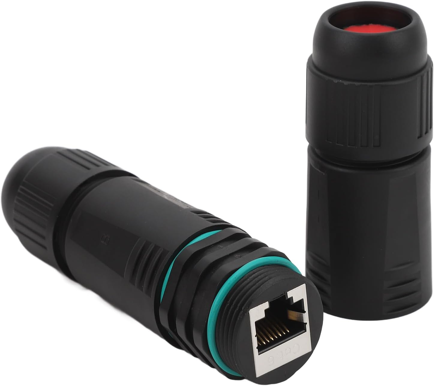 Cable Connecter to RJ45 Ethernet Adapter, Cable RJ45 Female Connectors IP68 Waterproof RJ45 Coupler for Cat6 LAN Cable Ethernet Extender Female to Female image number 5