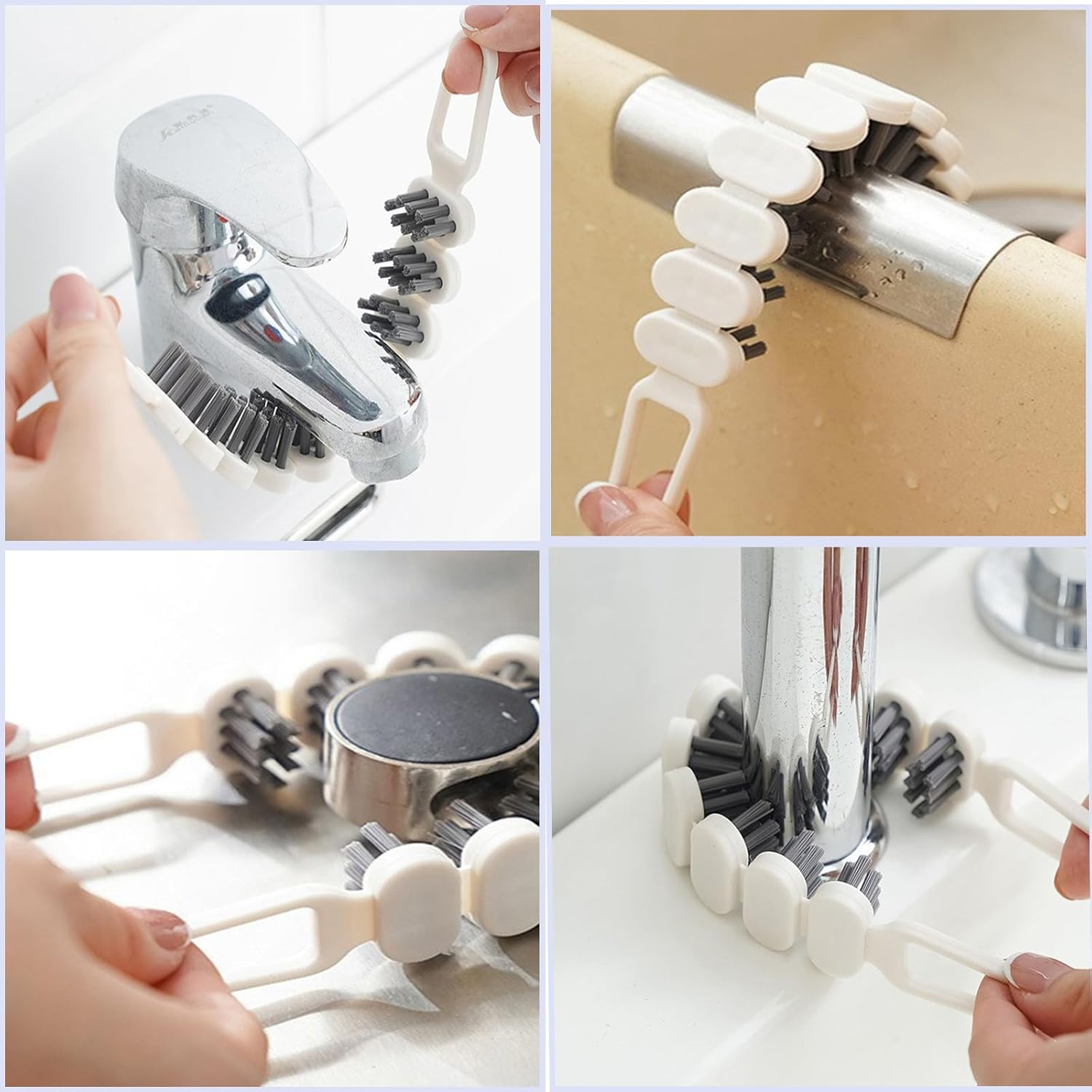 2 PCS Bendable Crevice Cleaning Brush image number 3