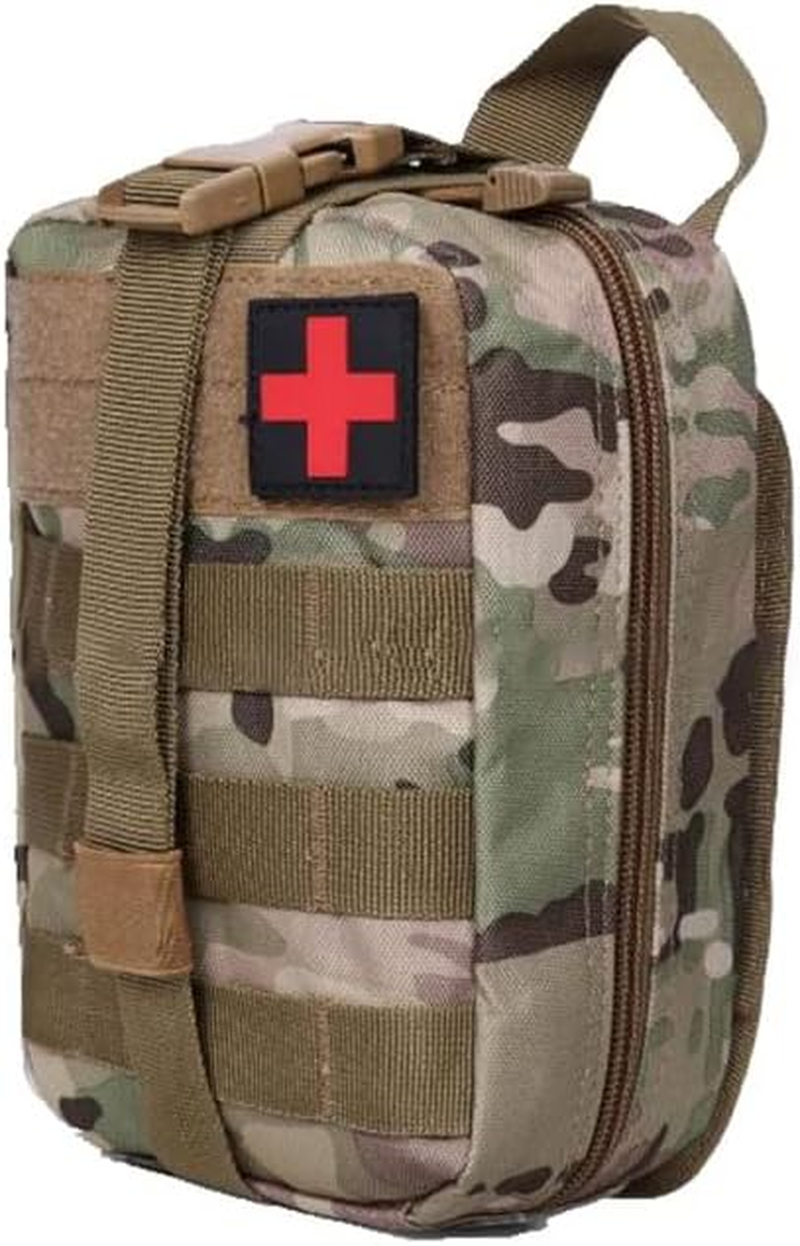 AIMALL Tactical MOLLE Rip Away EMT IFAK Medical Pouch First Aid Kit Utility Bag - Durable 1000D Nylon IFAK Utility Bag for Emergency Medical Supplies