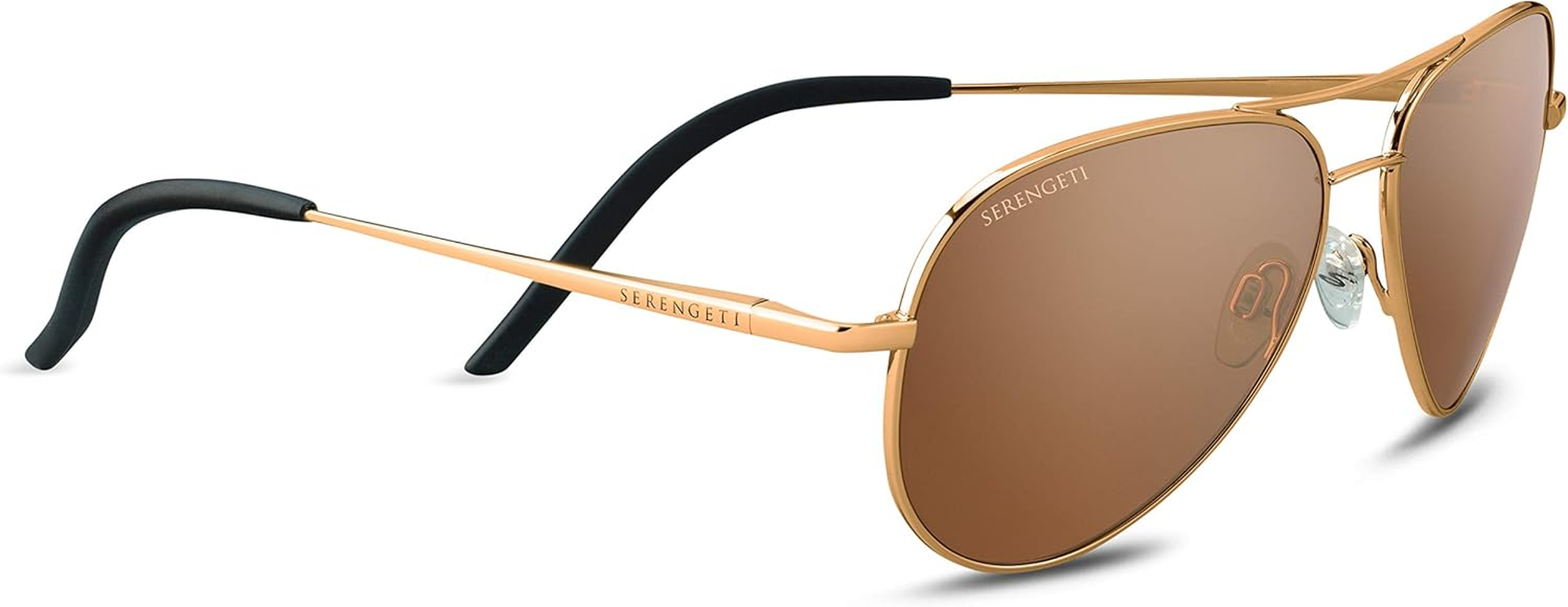 Serengeti Carrara Small Polarized Drivers Gold, Shiny Bold Gold image number 1