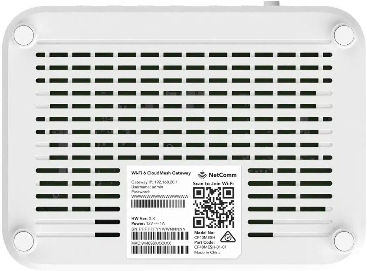 NETCOMM CF40MESH - Intelligent Wi-Fi 6 Cloudmesh Gateway image number 1