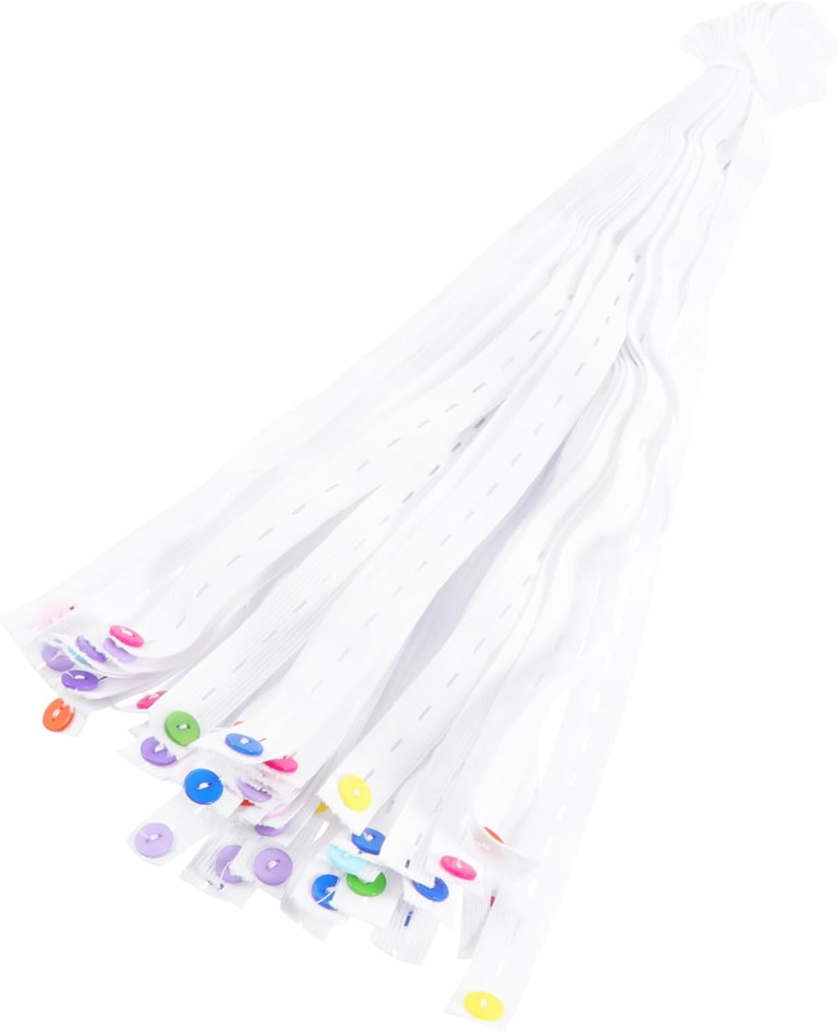 50Pcs Nappy Fastening Buckles Adjustable Diaper Straps for Newborn Toddlers Shower Use image number 1