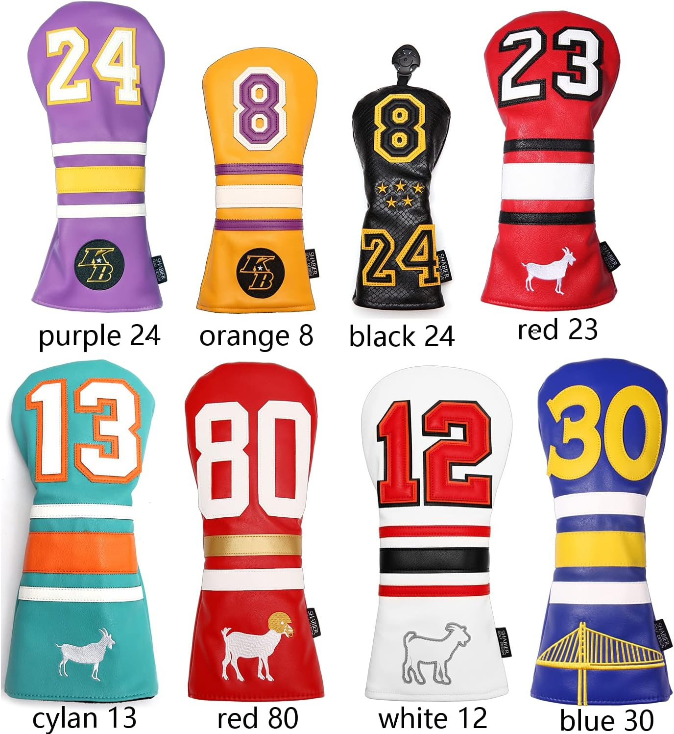 SHABIER Golf Sports Style Golf Wood Club Headcover Driver Cover for Taylormade M5 M6 Driver