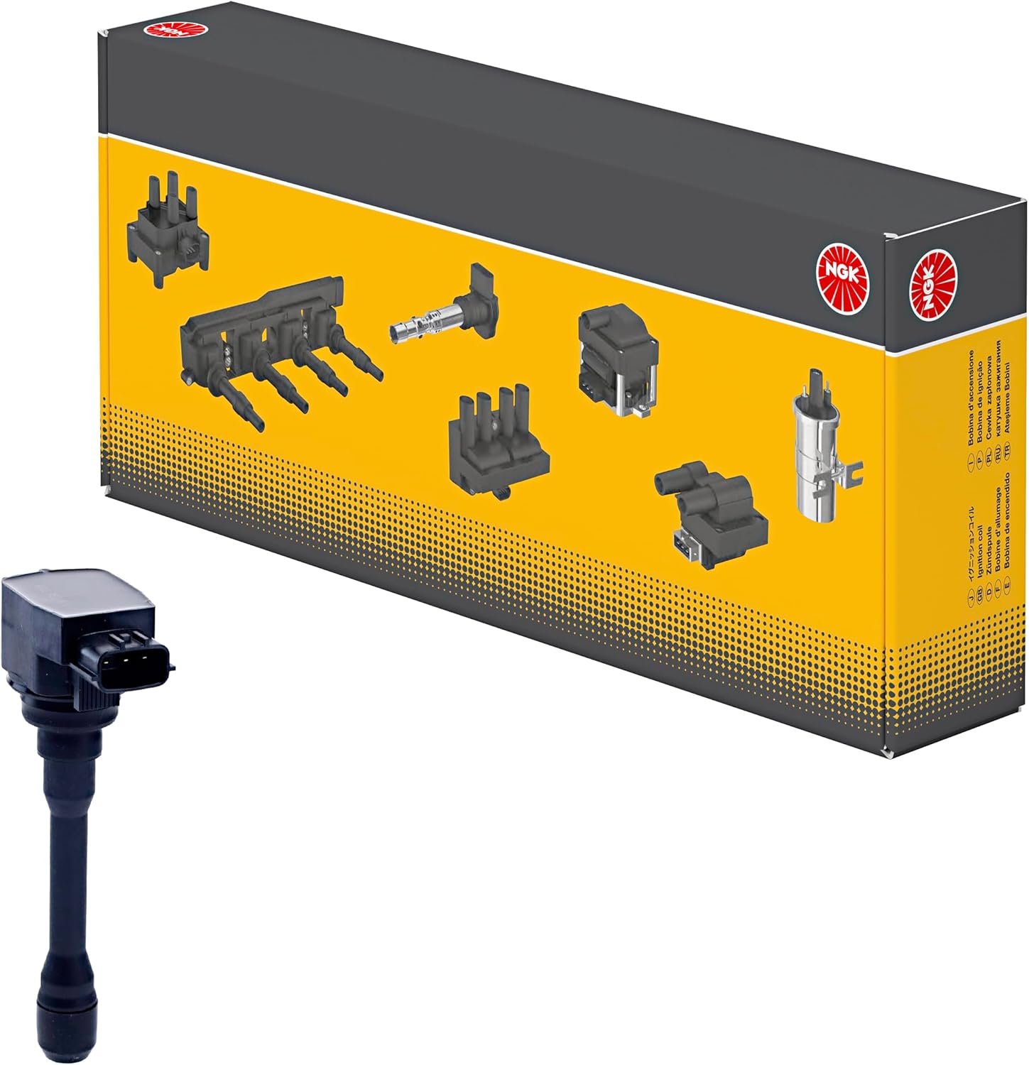 NGK U5119 4 Poles SAE Ignition Coil for Nissan X-Trail 2.5 4X4 (T31) 2007-2013