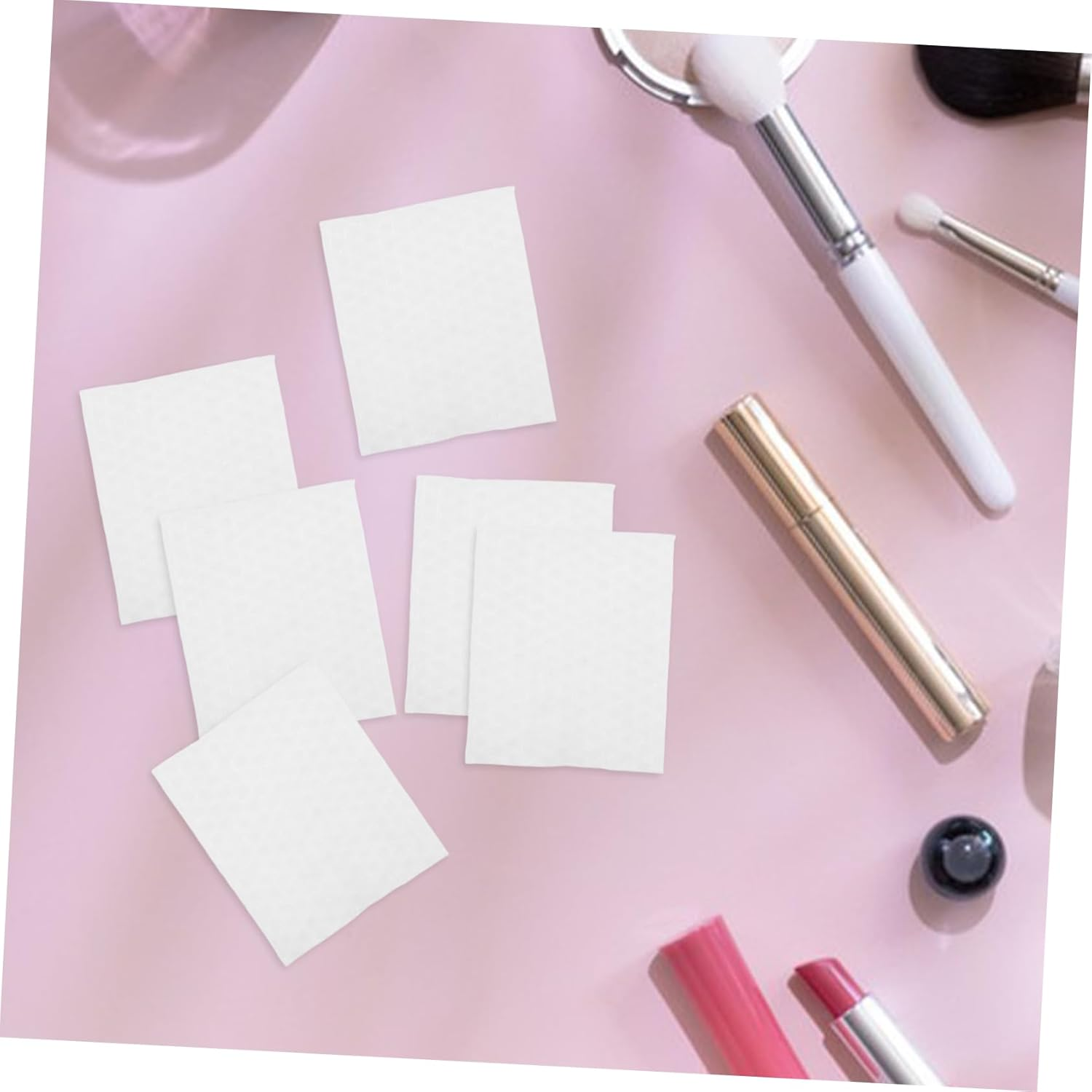 Pearl Textured Square Cotton Pads 450Pcs for Makeup Removal and Nail Polish Remover Pure Cotton Soft Touch Multipurpose Beauty Tool image number 3