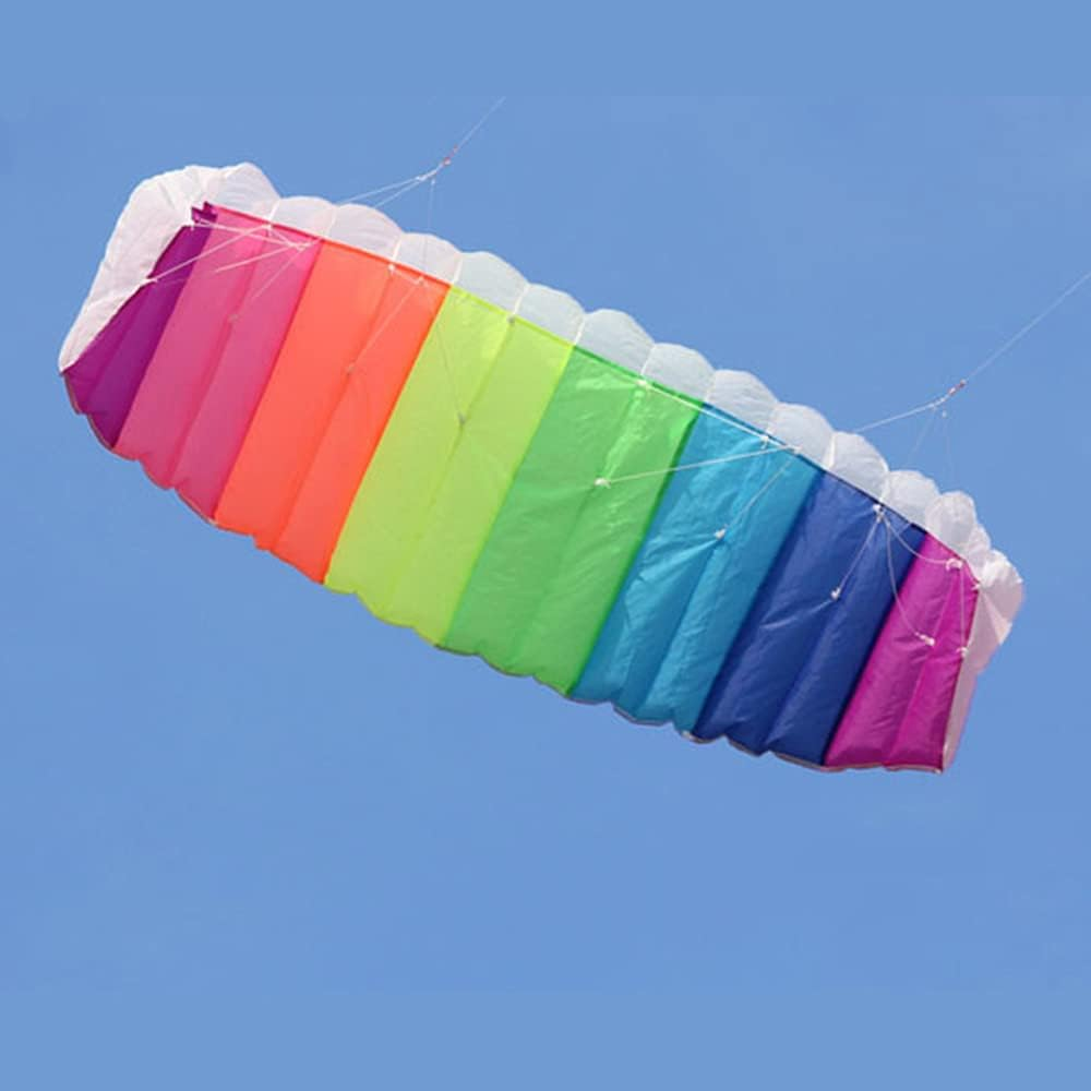 1/1.4/2/2.7M Flying Line Wing Kite Stunt Power Kite Soft Giant Flying Kite Sports B Kite 2 Meters image number 1