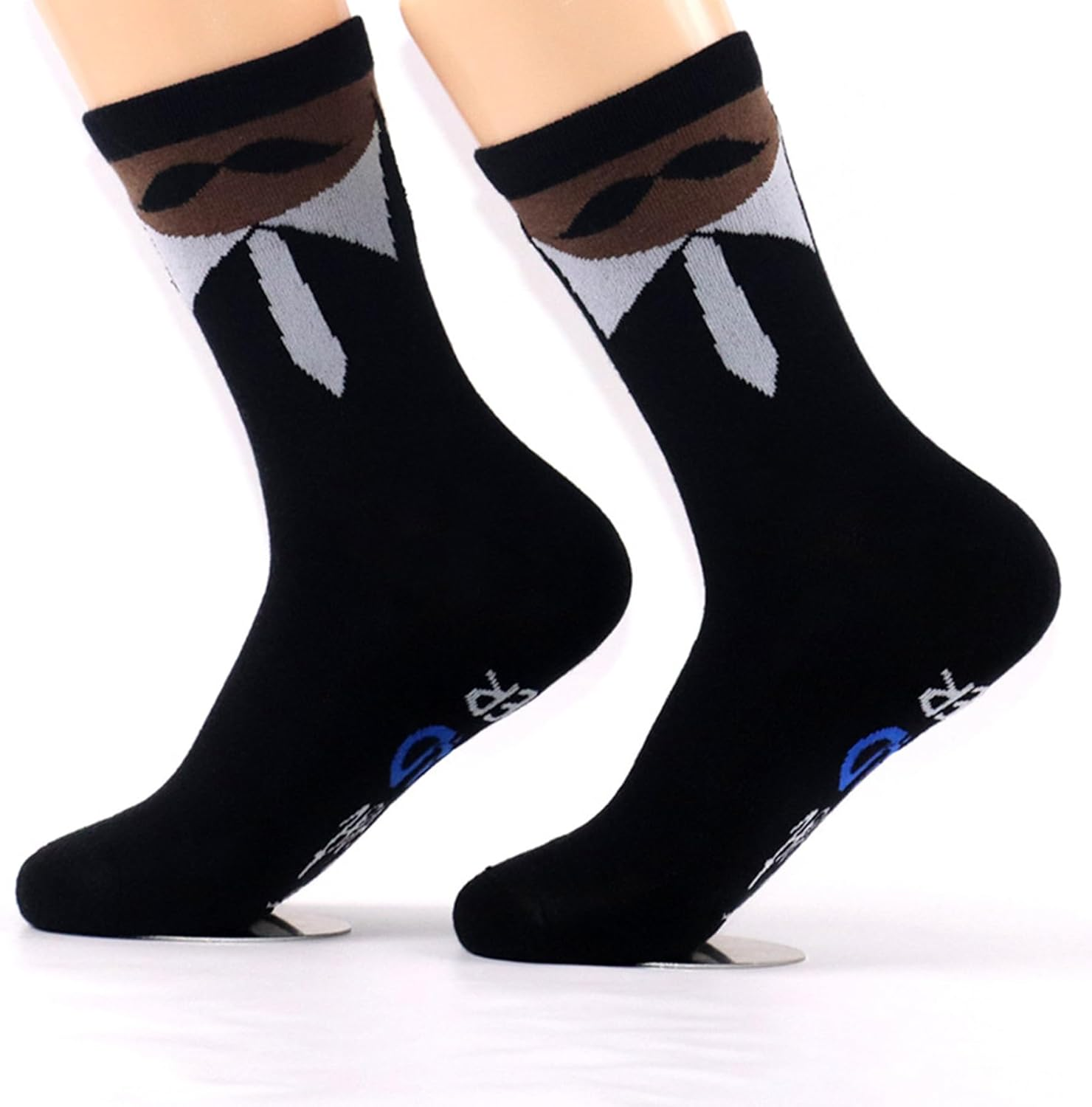 LADES Father&rsquo;S Day Novelty Socks for Men &ndash; Funny Grip Letters Print Cotton Anti-Slip Crew Socks image number 1