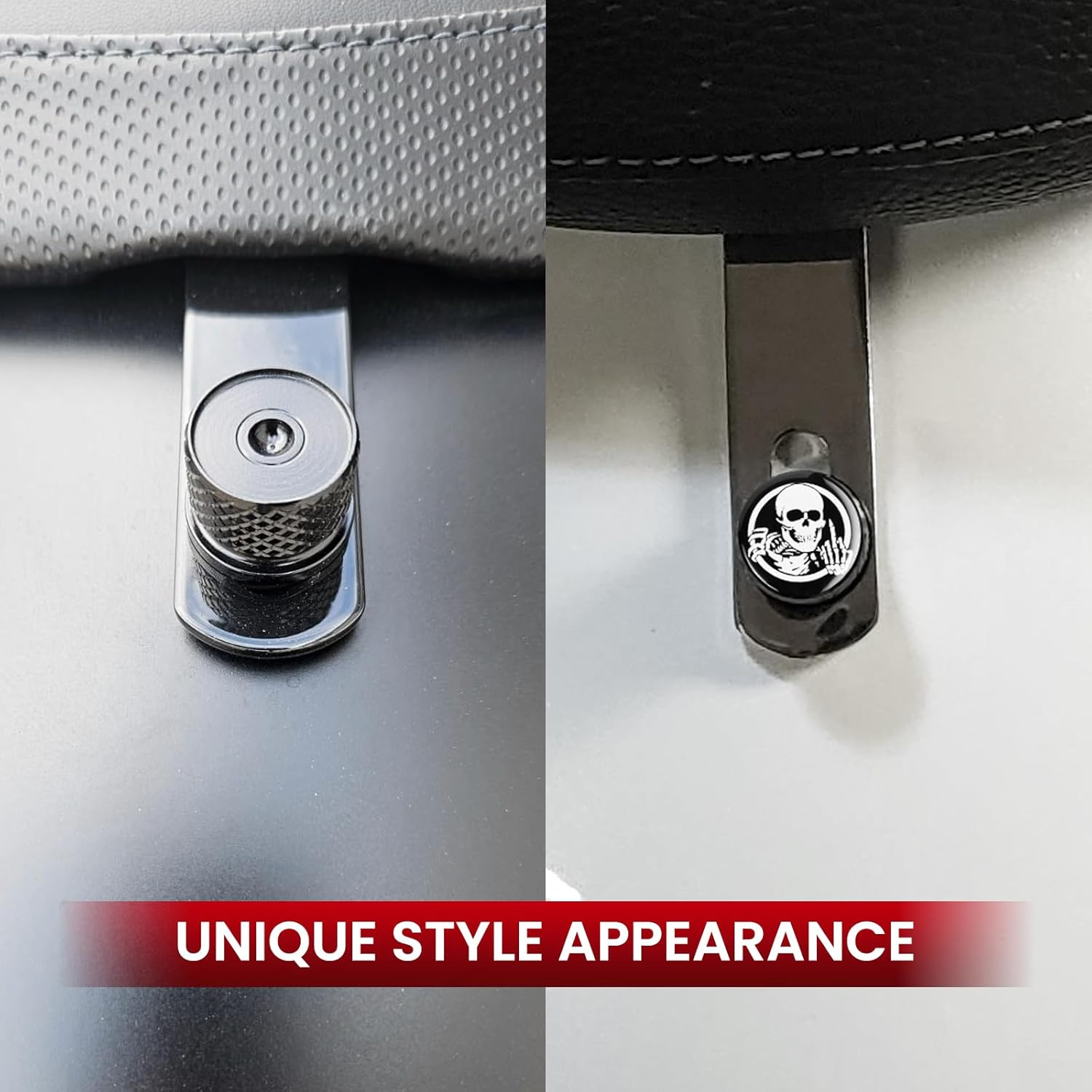 Stainless Knurled Fender Seat Bolt Screw 1/4"-20 Thread for Harley Davidson - American Skeleton