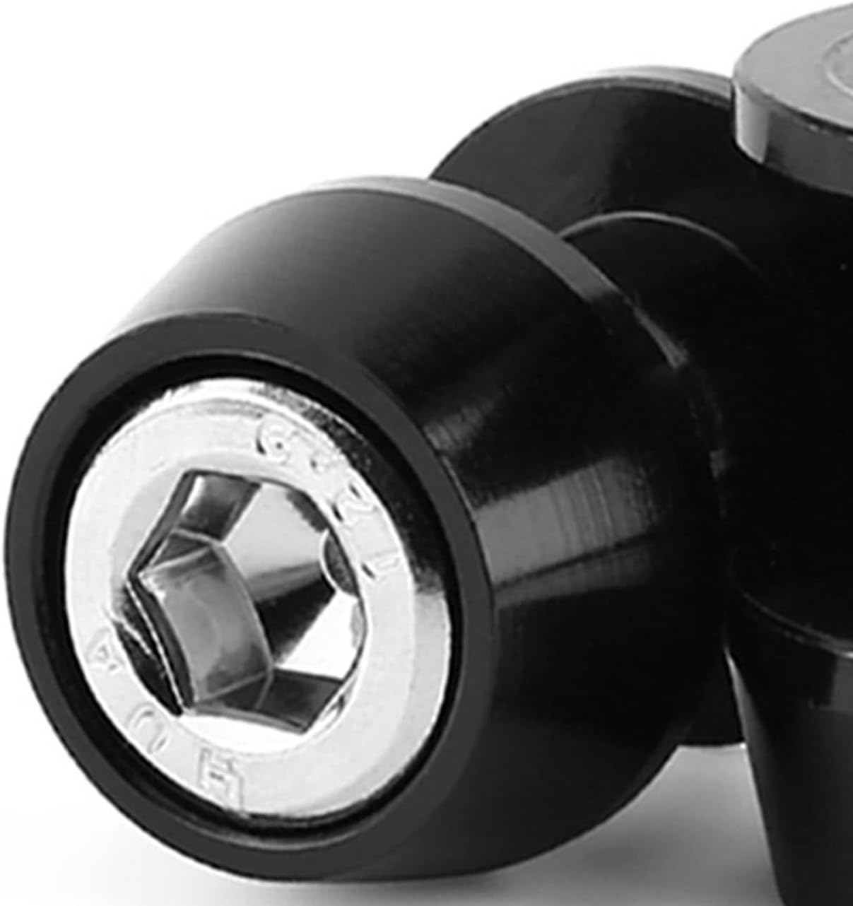 Swing Arm Spool 8/10Mm Motorcycle CNC Aluminium Alloy Swing Arm Spool Sliders Stand Swingarm Bobbins, Black, 10MM image number 3