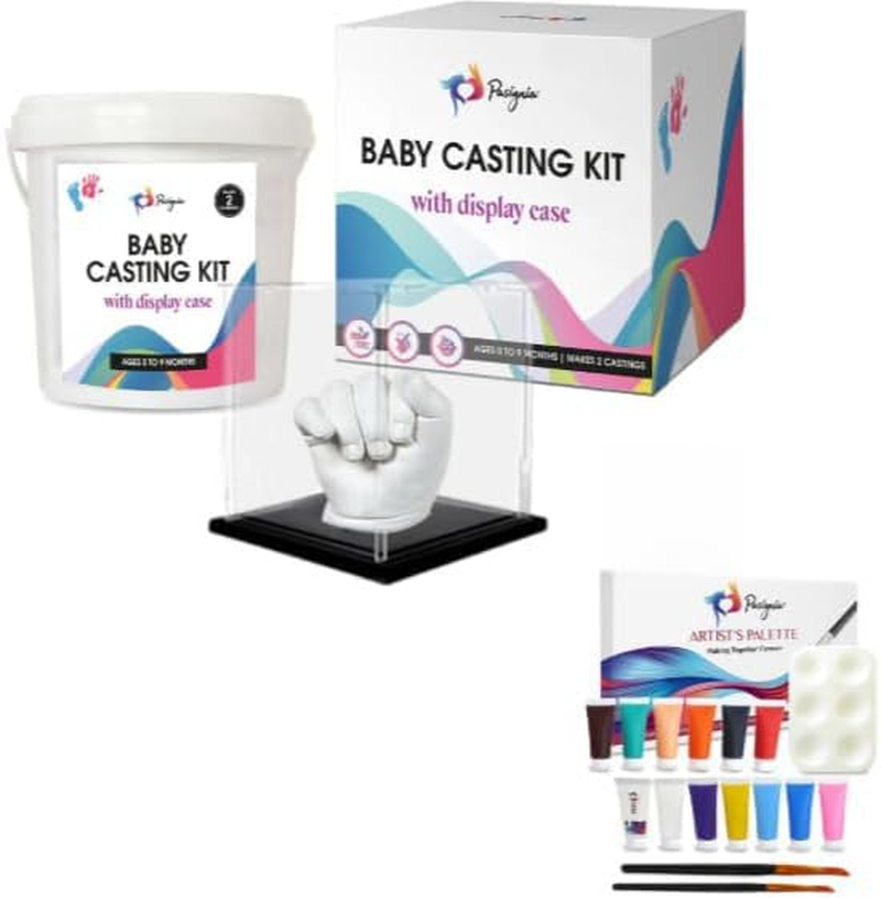 Baby Casting Kit + Display Case + Artists Palette Paint Set