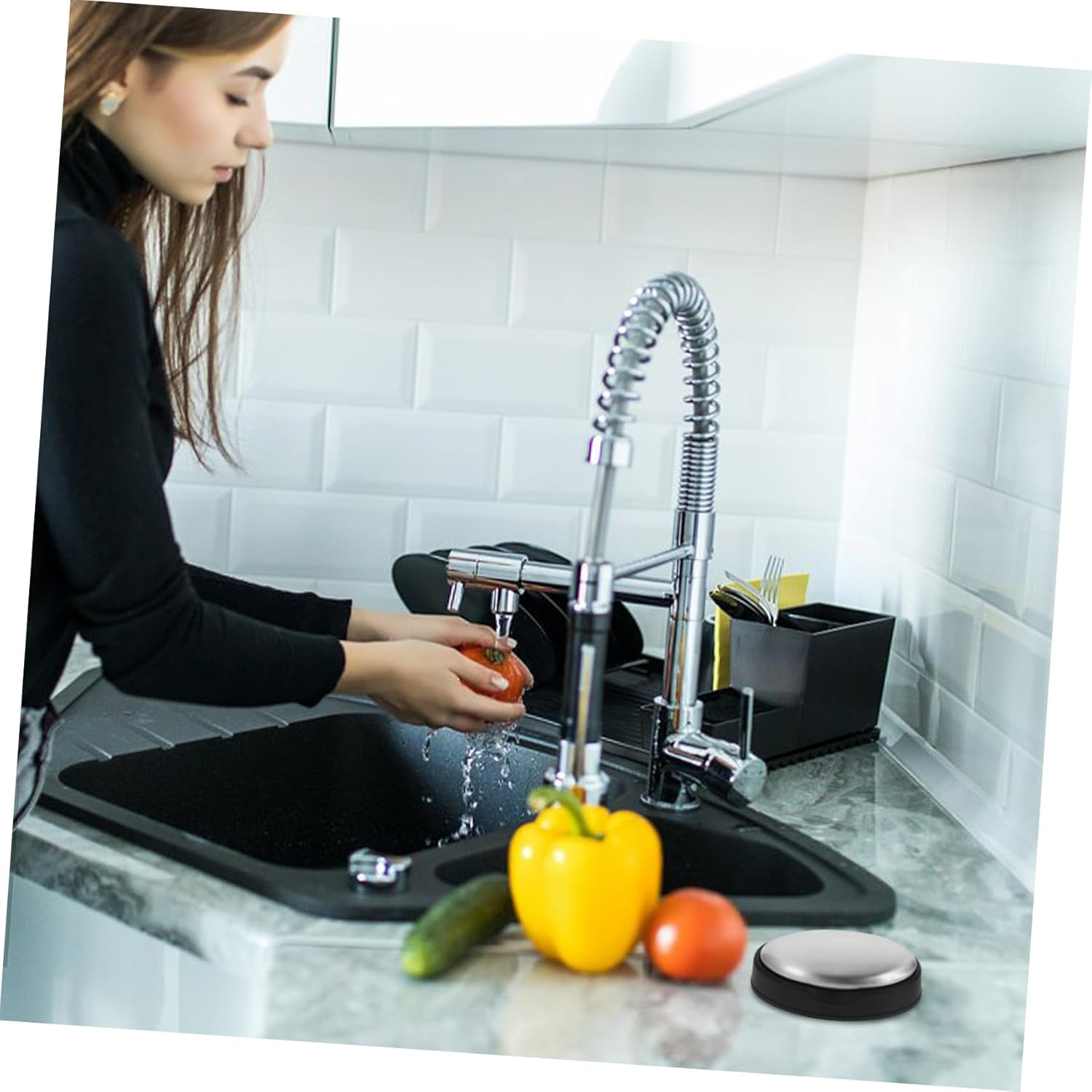 CONGARTENO 304 Stainless Steel Soap Bar for Odor Removal with Base Metal Soap for Hand Cleaning and Kitchen Use image number 5