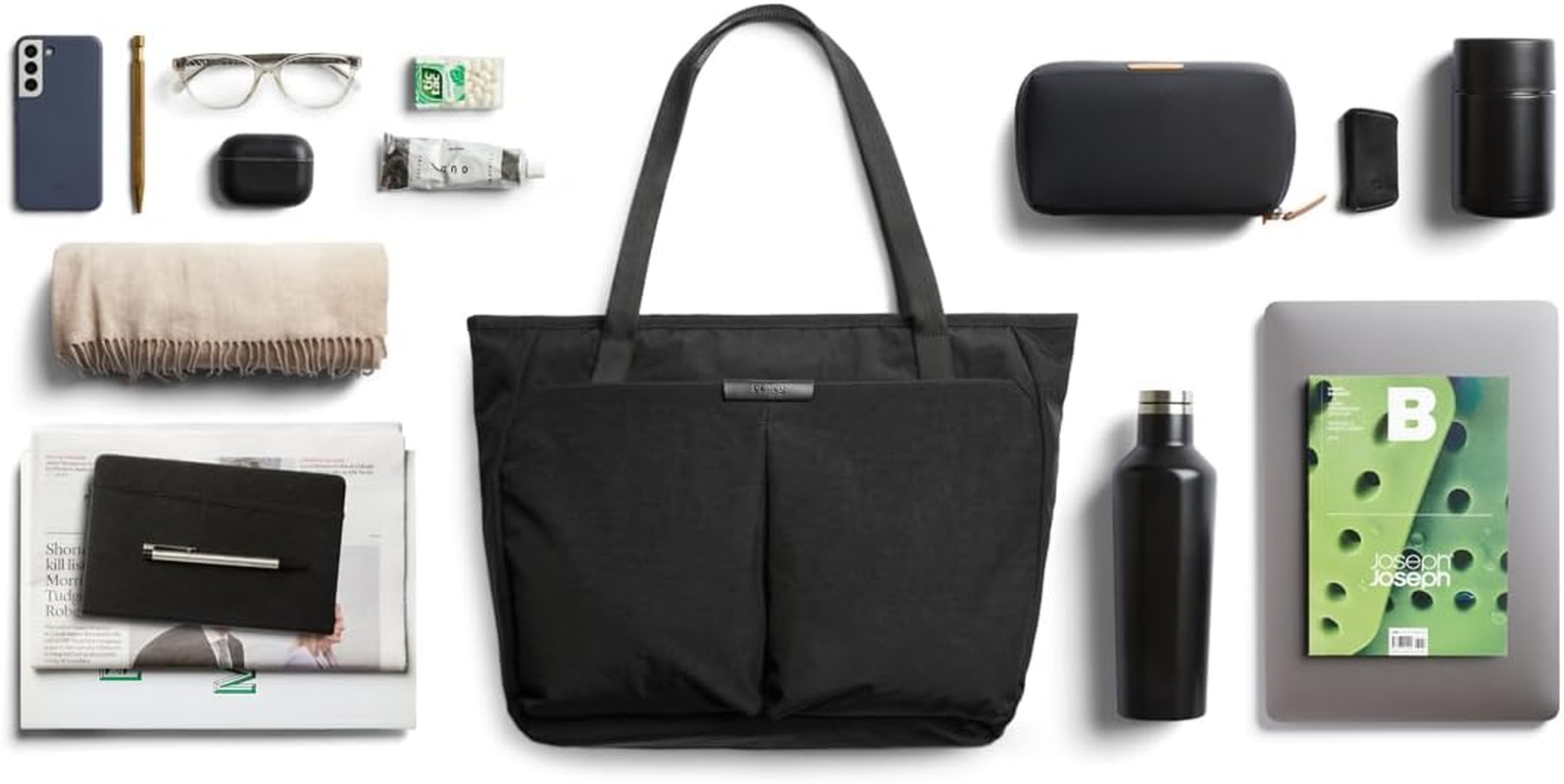Bellroy Tokyo Wonder Tote (15L Laptop Tote Bag, Fits 16" Laptop) - Raven image number 2