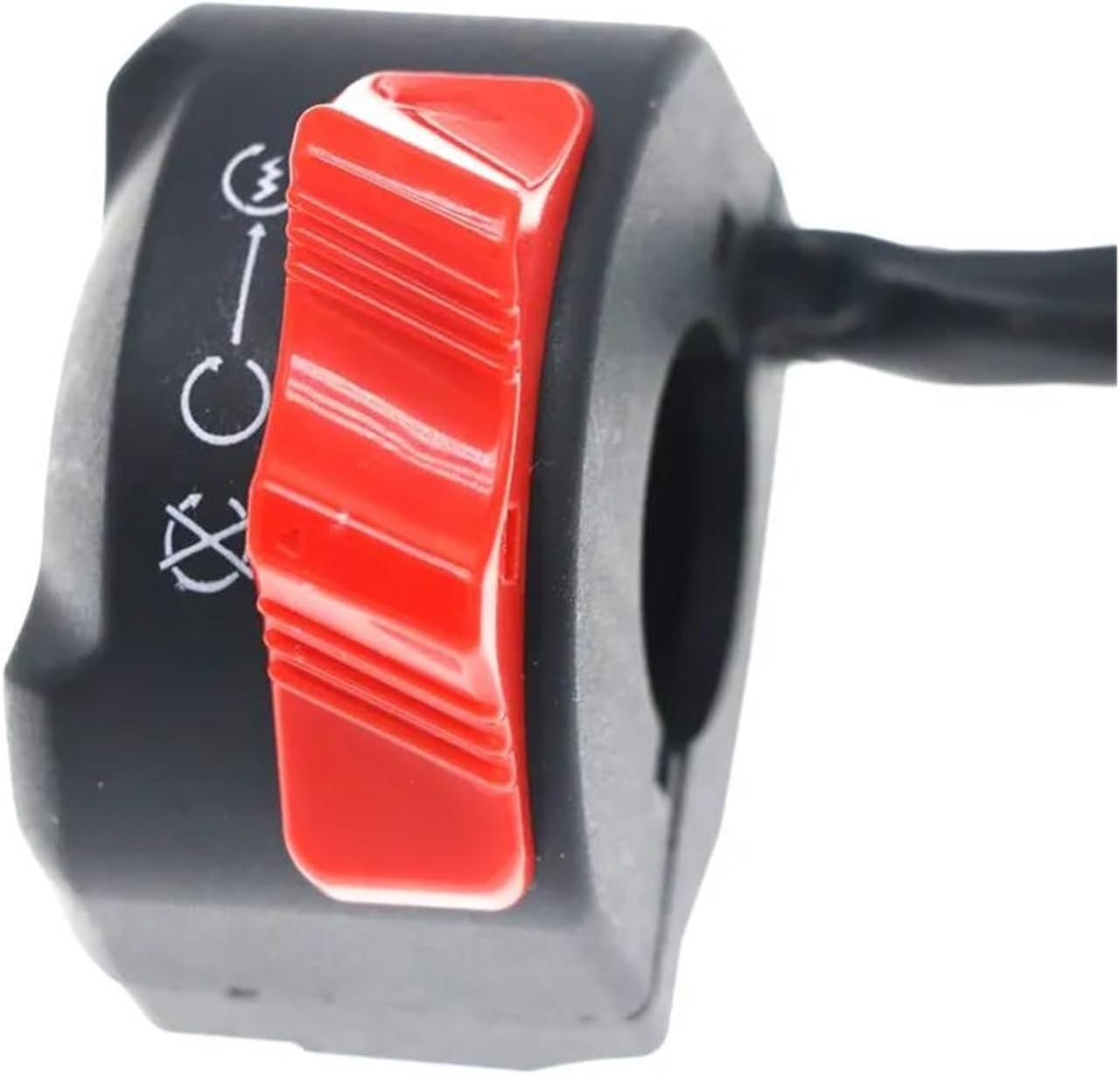 Motorcycle Handlebar Switch Motolovee Motorbike Handlebar Mount Push Button Start Kill on off Headlight Fog Light Switch 12V Motorcycle Switches image number 1