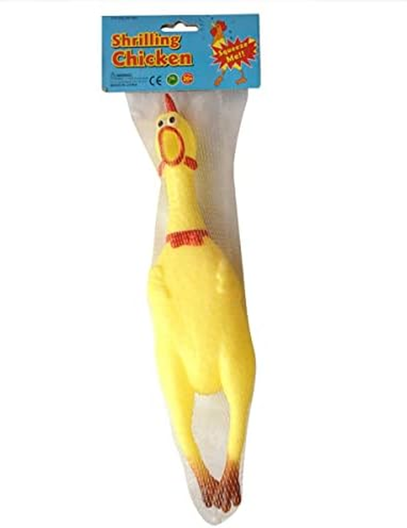 Lylac Pet Toy Shrilling Chicken 30 Cm Size, Yellow