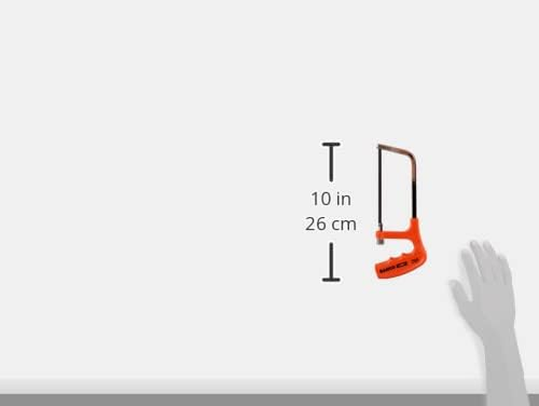 BAHCO 268 Mini Hacksaw with 24 Teeth per Inch, 6 Inches image number 5