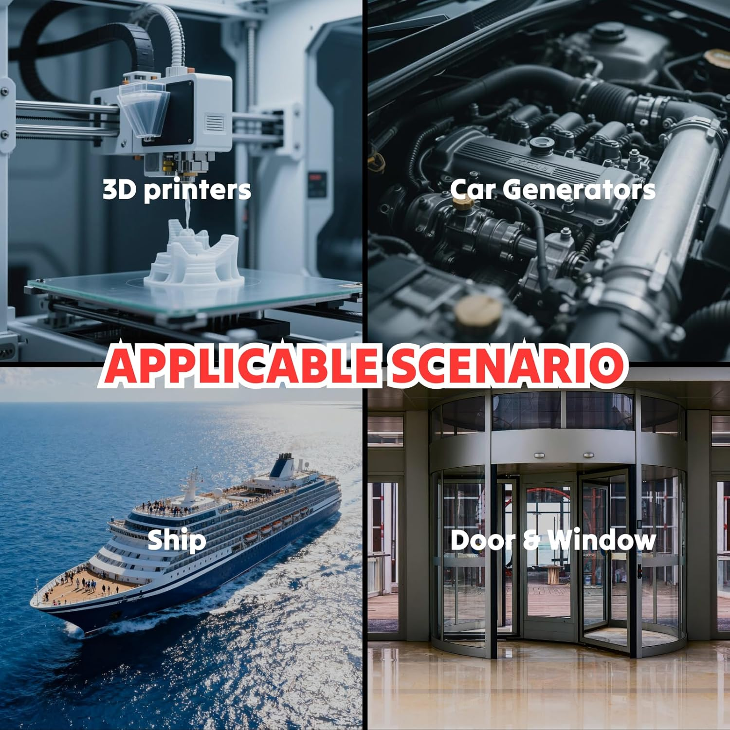 6204-2RS Deep Groove Ball Bearings, Carbon Steel, Double-Sealed, 20X47X14Mm, 4 Pack &ndash; High Performance for Gear, Generator & Office Equipment image number 1